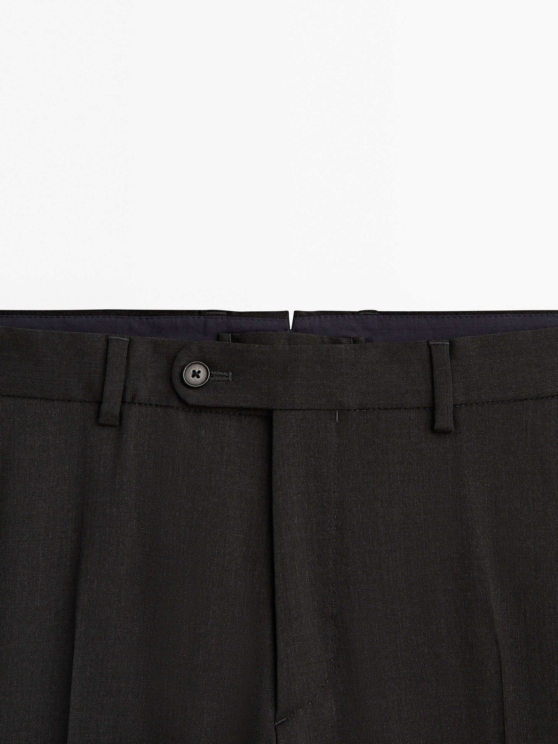 Pantalón traje lana gris - MARENGO