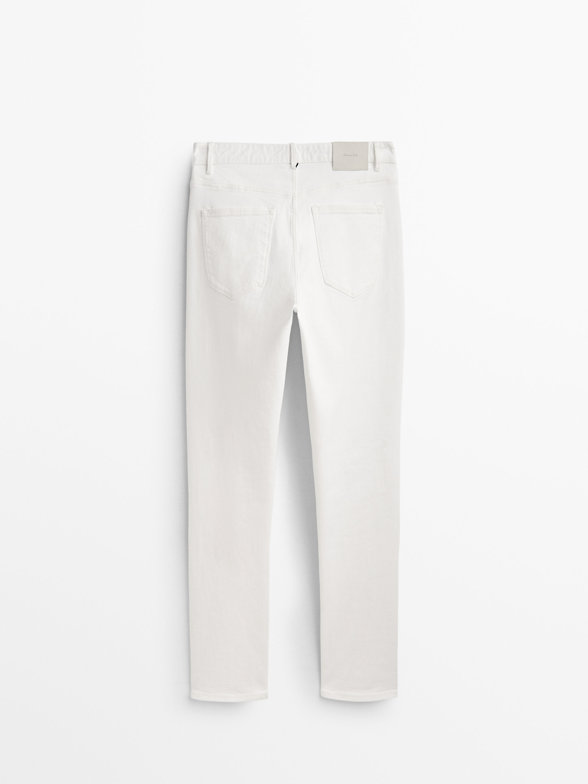 Pantalón vaquero selvedge tapered fit - BLANCO