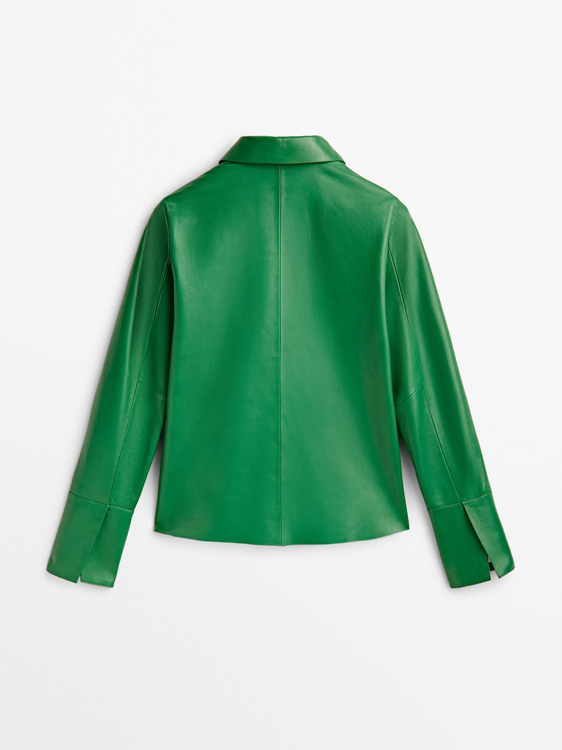 Camisa piel napa verde - VERDE