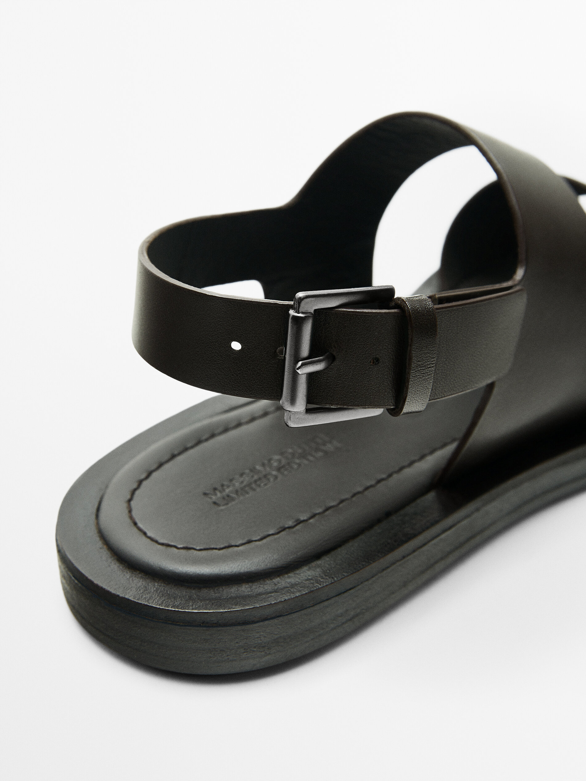 Sandalia piel marrón - Limited Edition - MARRÓN