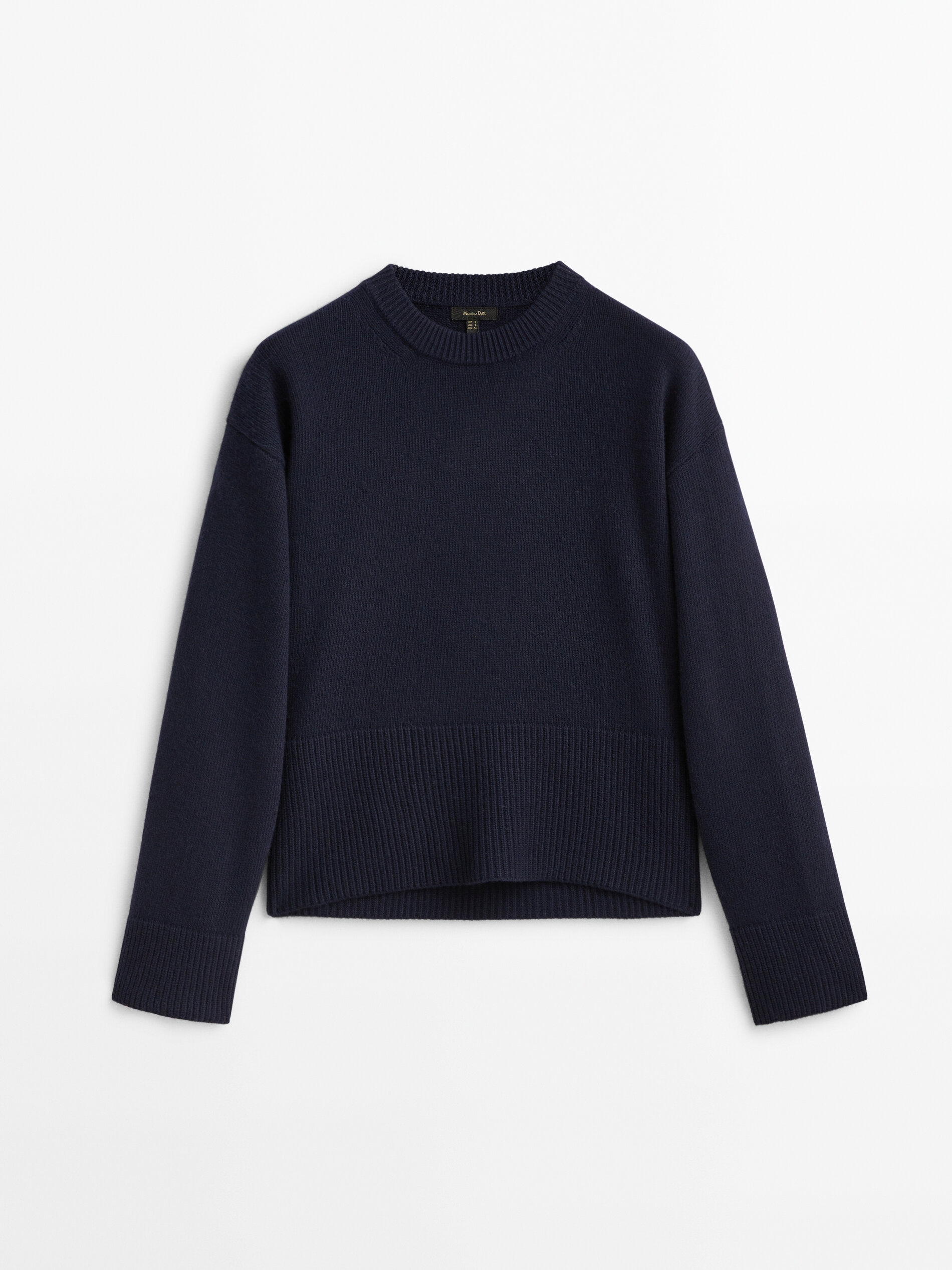 Jersey capa cuello redondo - MARINO OSCURO