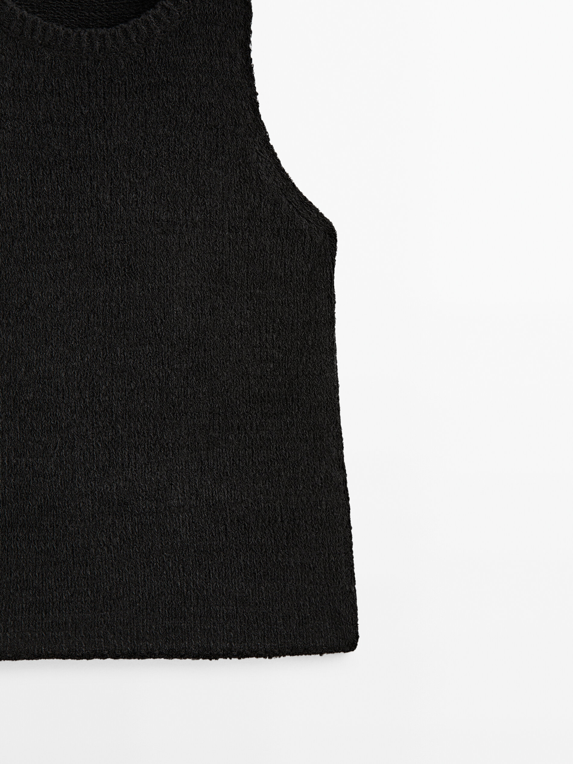 Top de punto negro - NEGRO