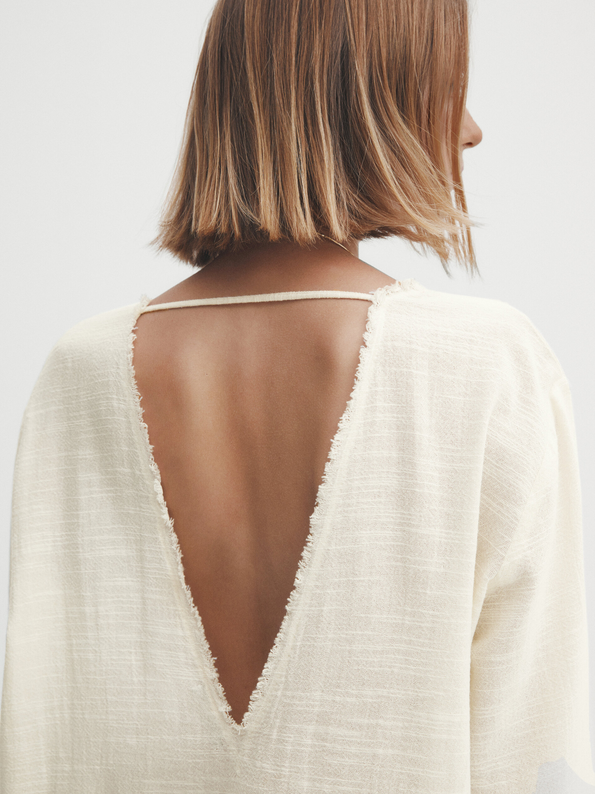 Camisa rústica degradado - AMARILLO MOSTAZA