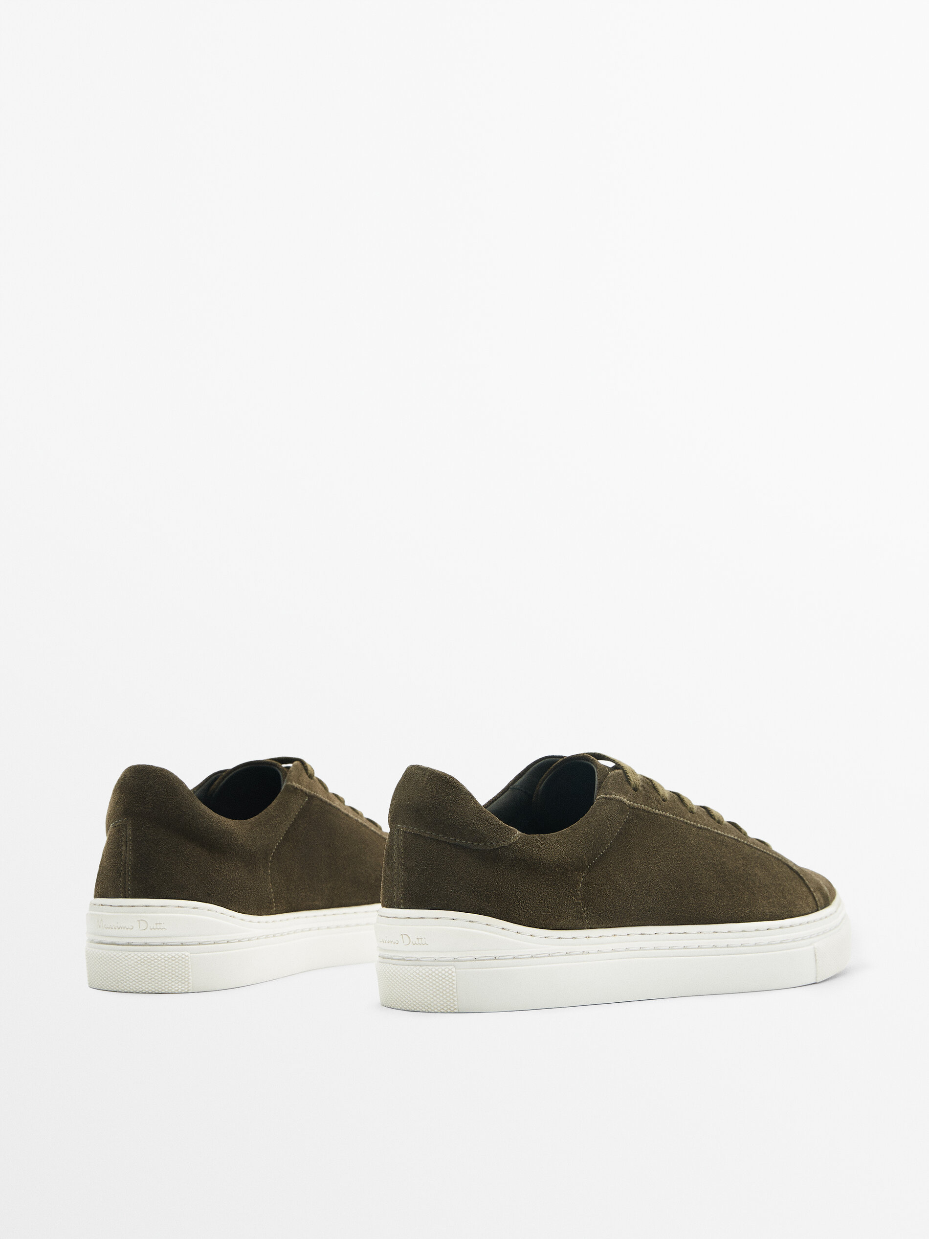 Deportivo piel serraje - KAKI