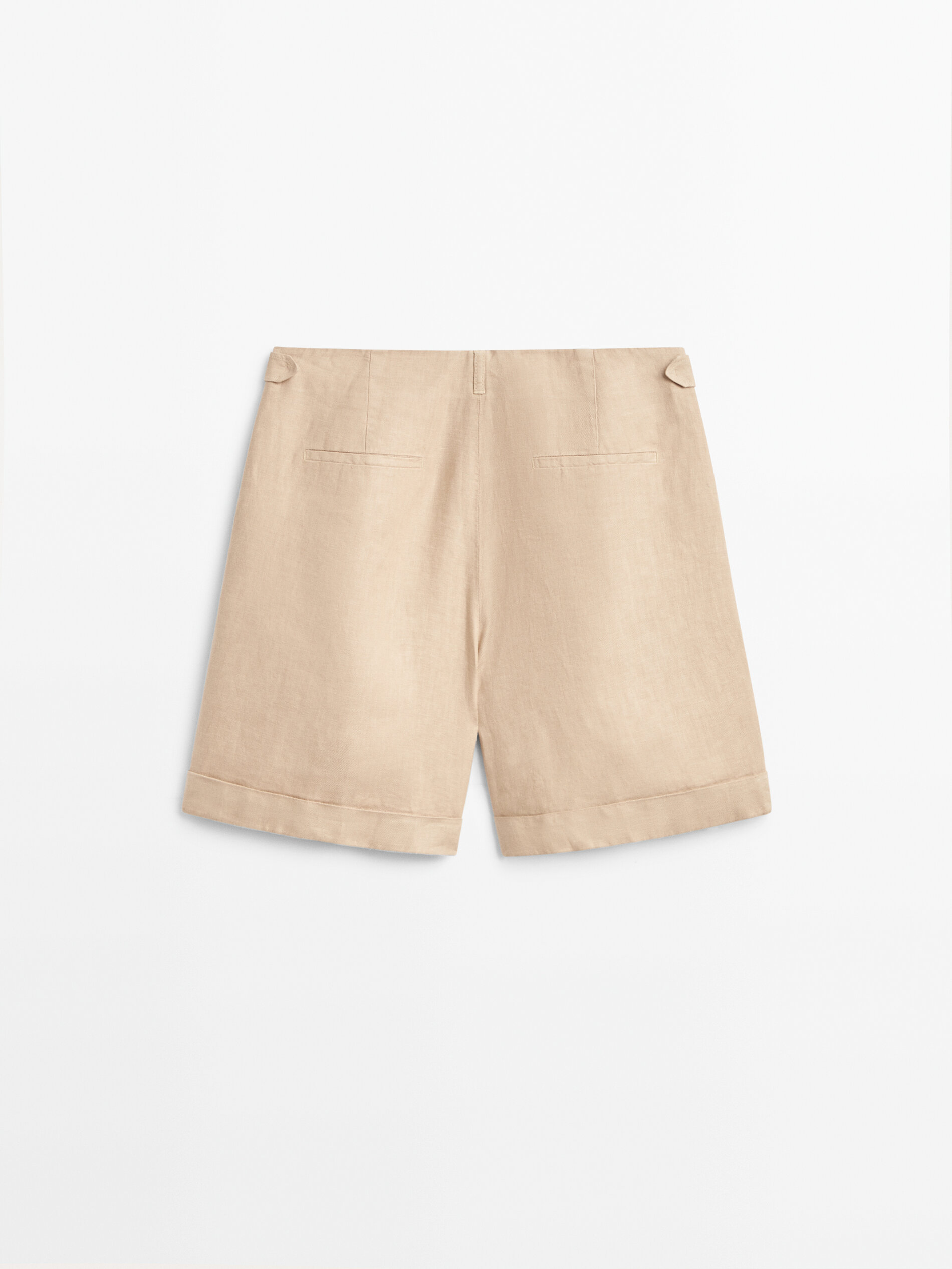 Bermuda 100% lino - TOSTADO