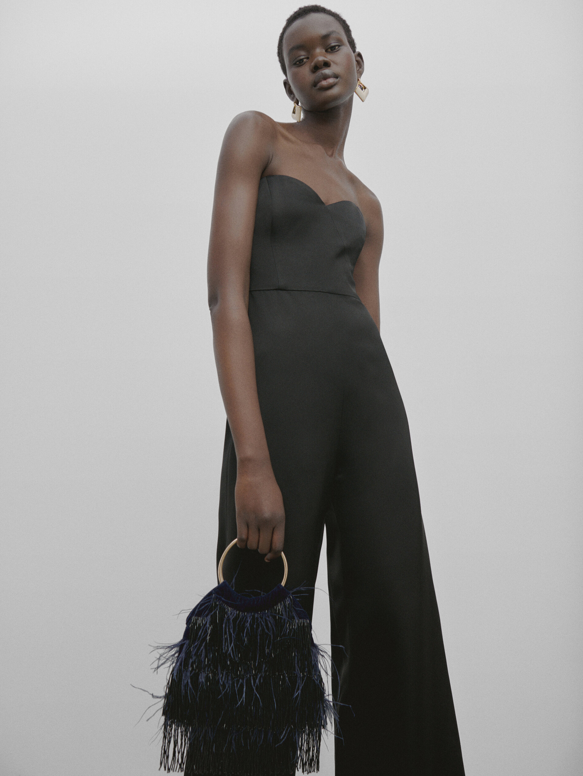 Mono escote corazón -Studio - NEGRO