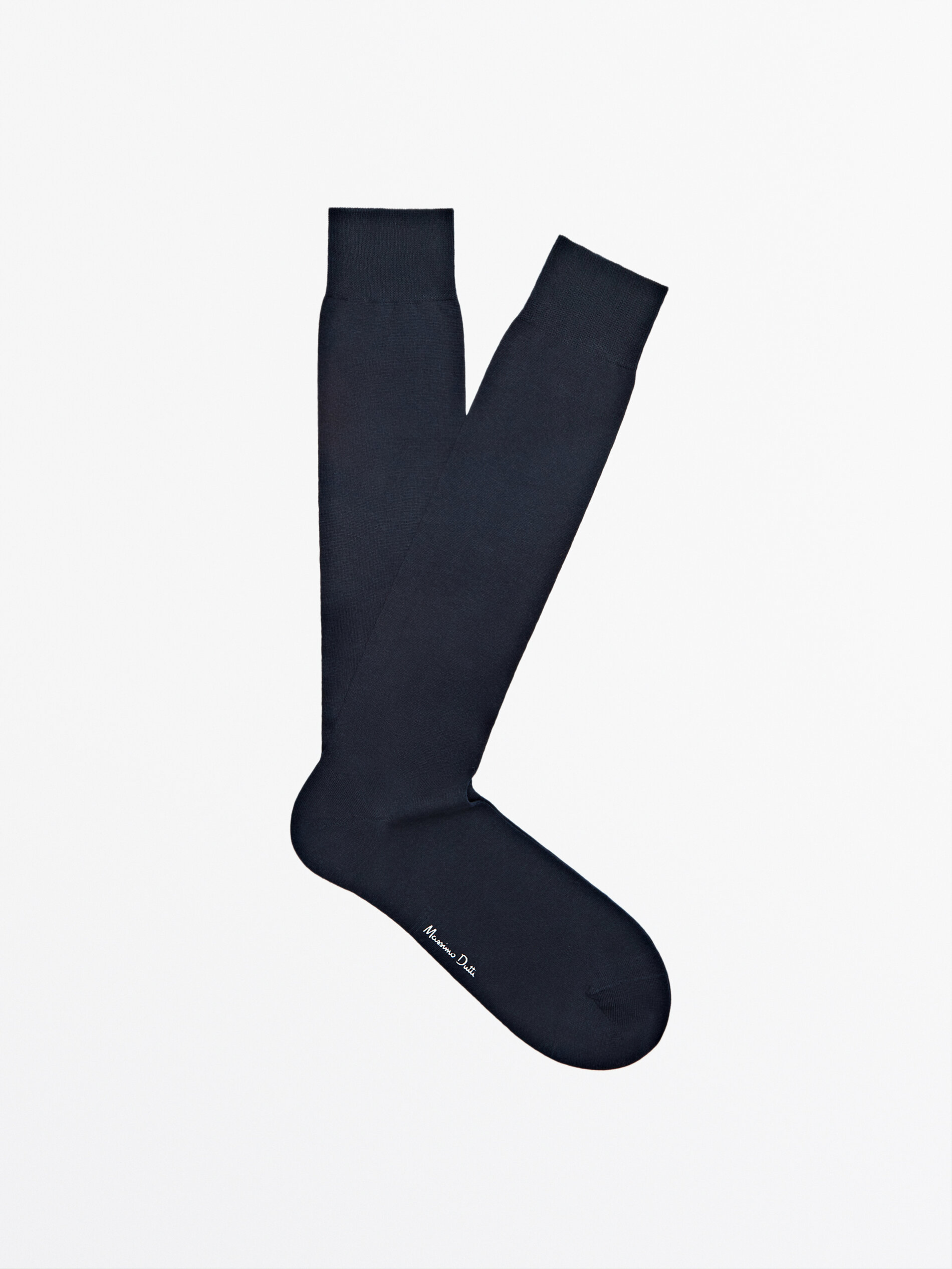 Calcetines largos algodón - AZUL MARINO