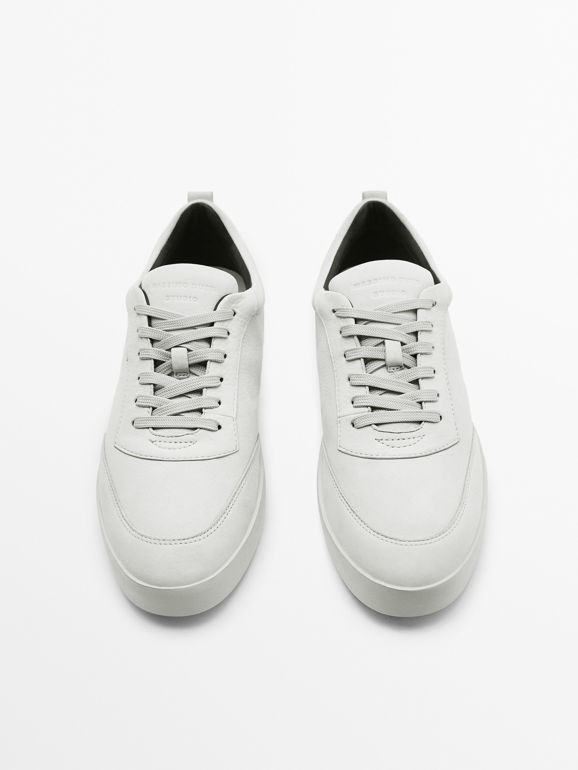 Deportivo piel nobuck - Studio - GRIS