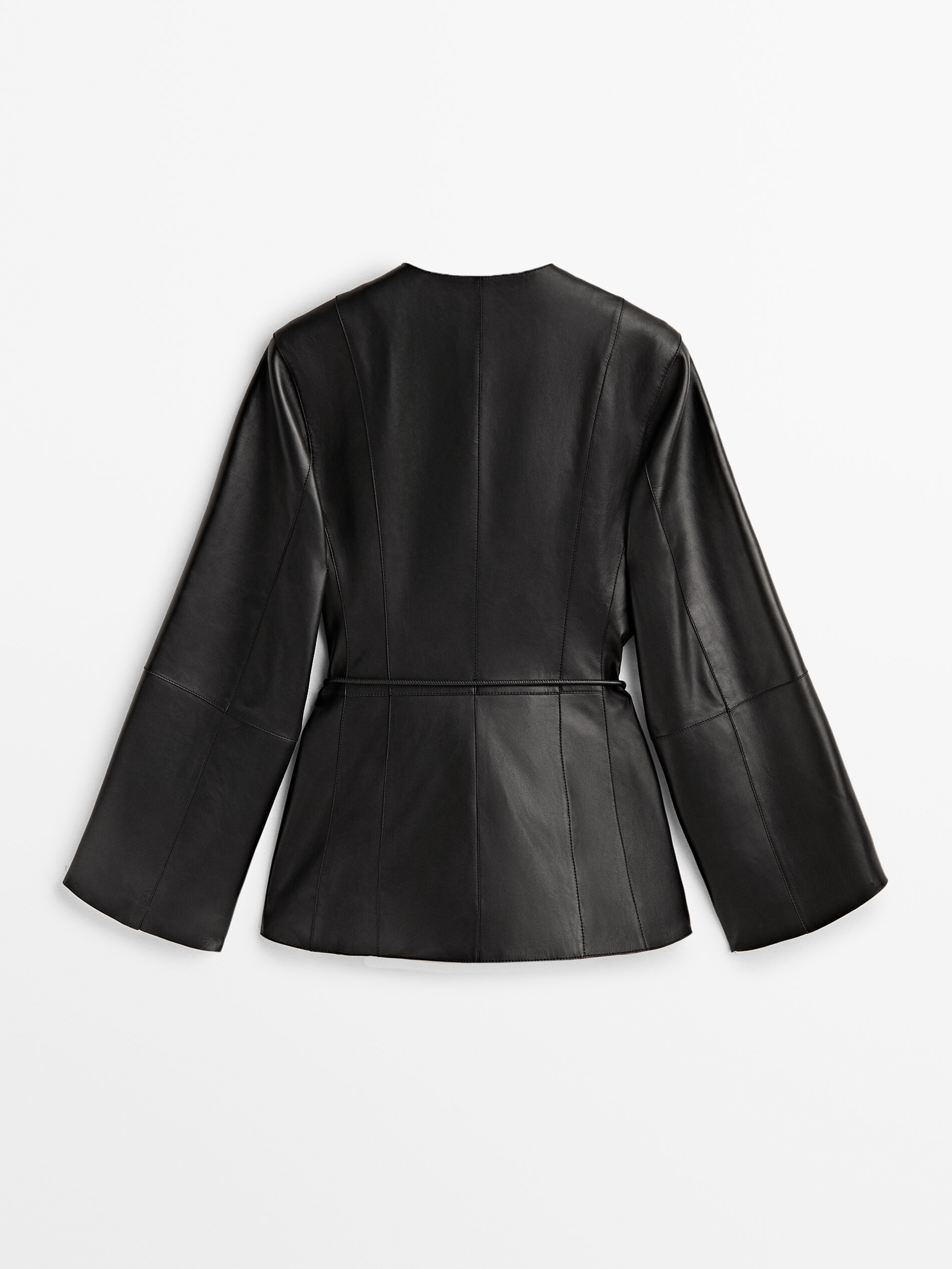 Chaqueta piel napa cordón Limited edition - NEGRO