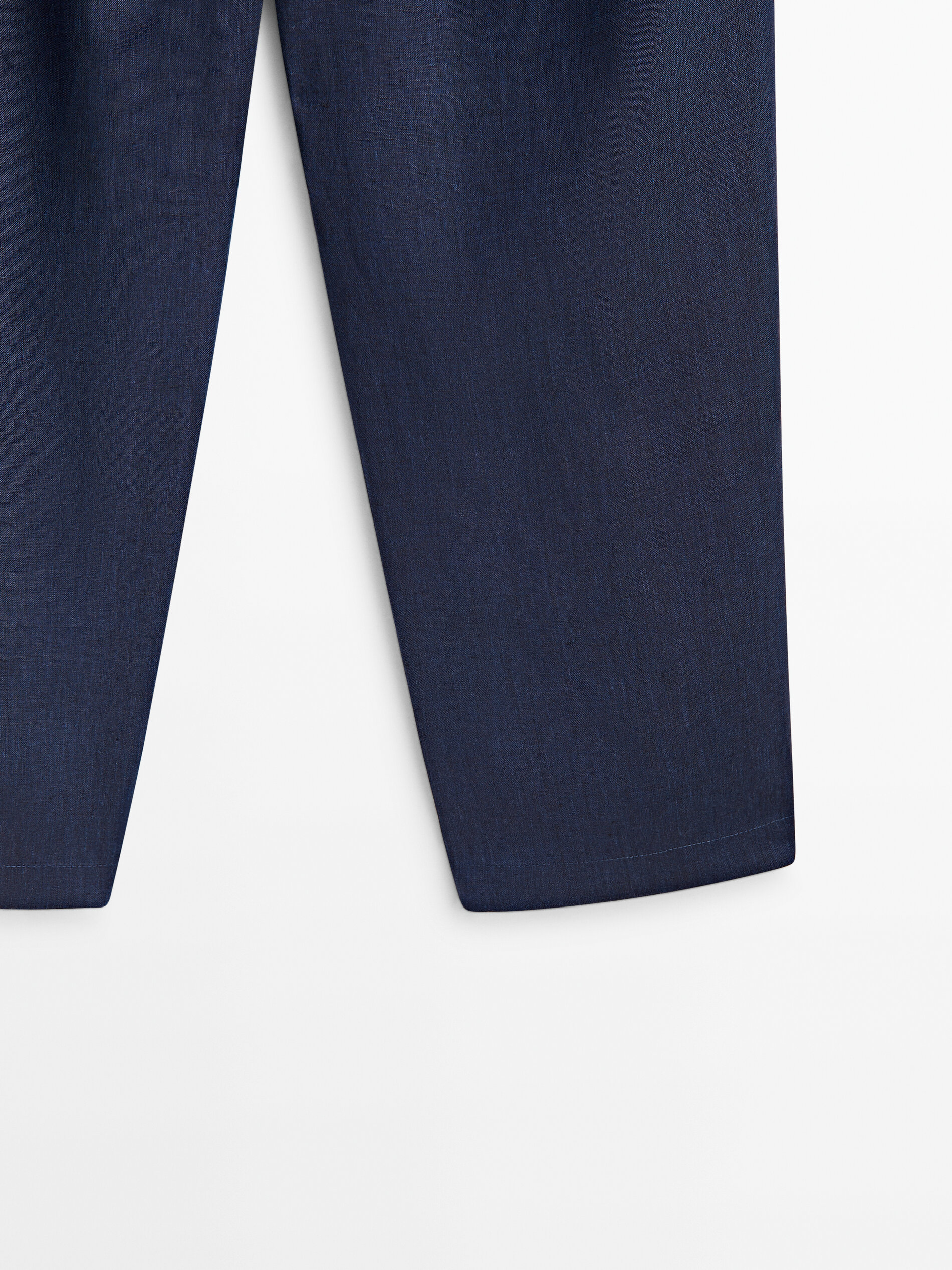 Pantalón 100% lino pinzas - INDIGO