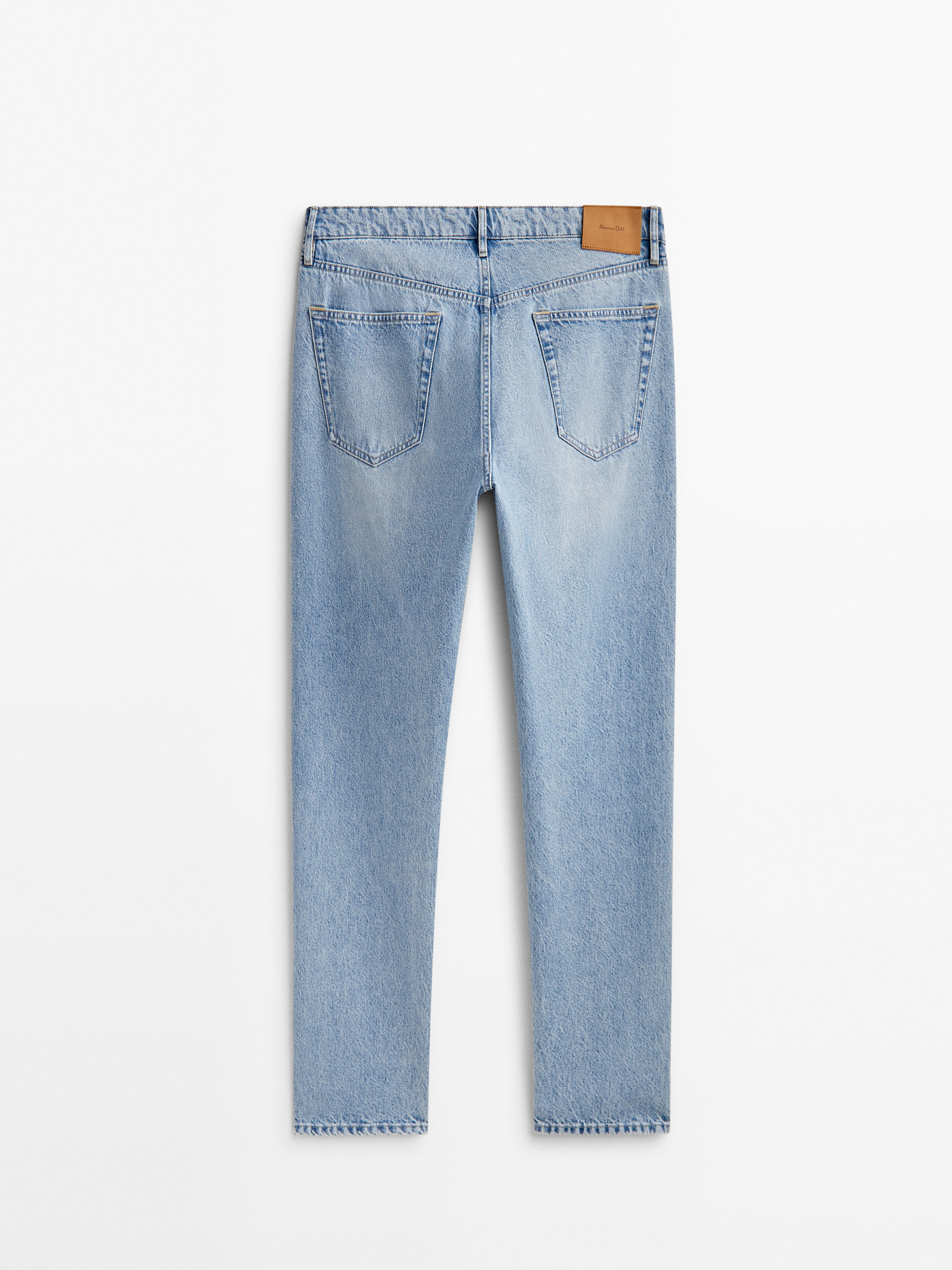 Pantalón vaquero bleach tapered fit - INDIGO