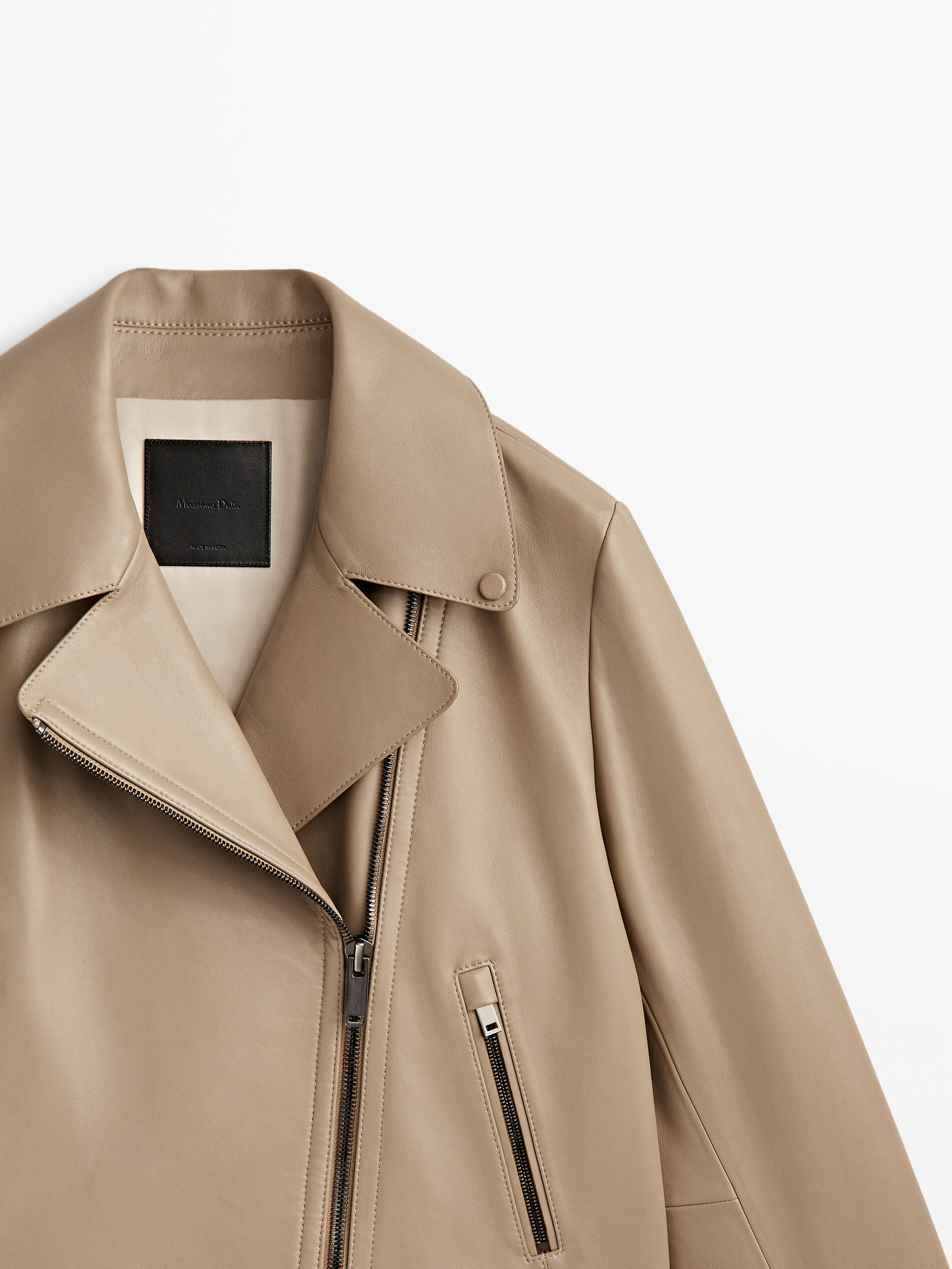 Chaqueta biker piel napa - ARENA