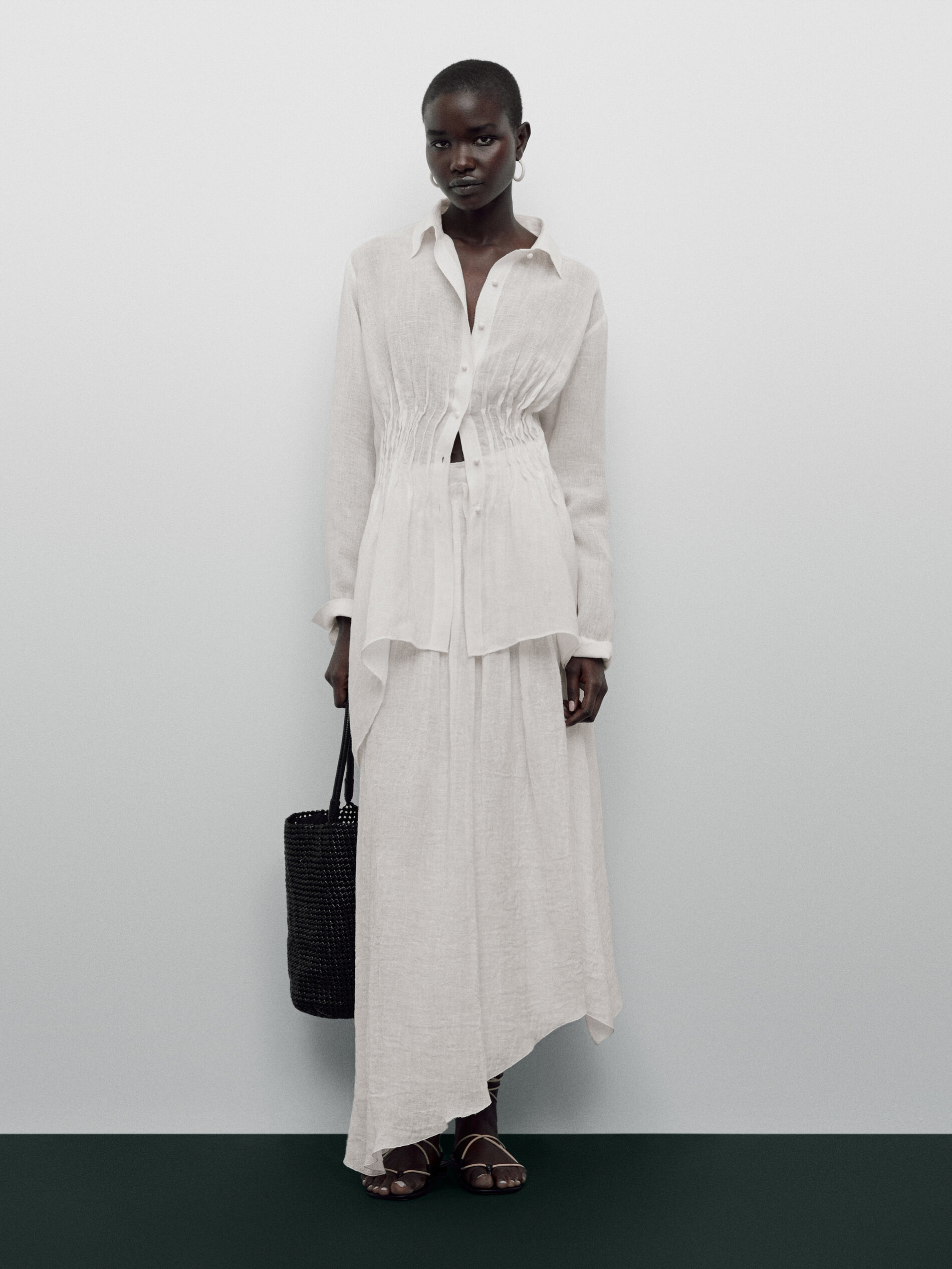 Camisa pliegues Limited Edition - CRUDO