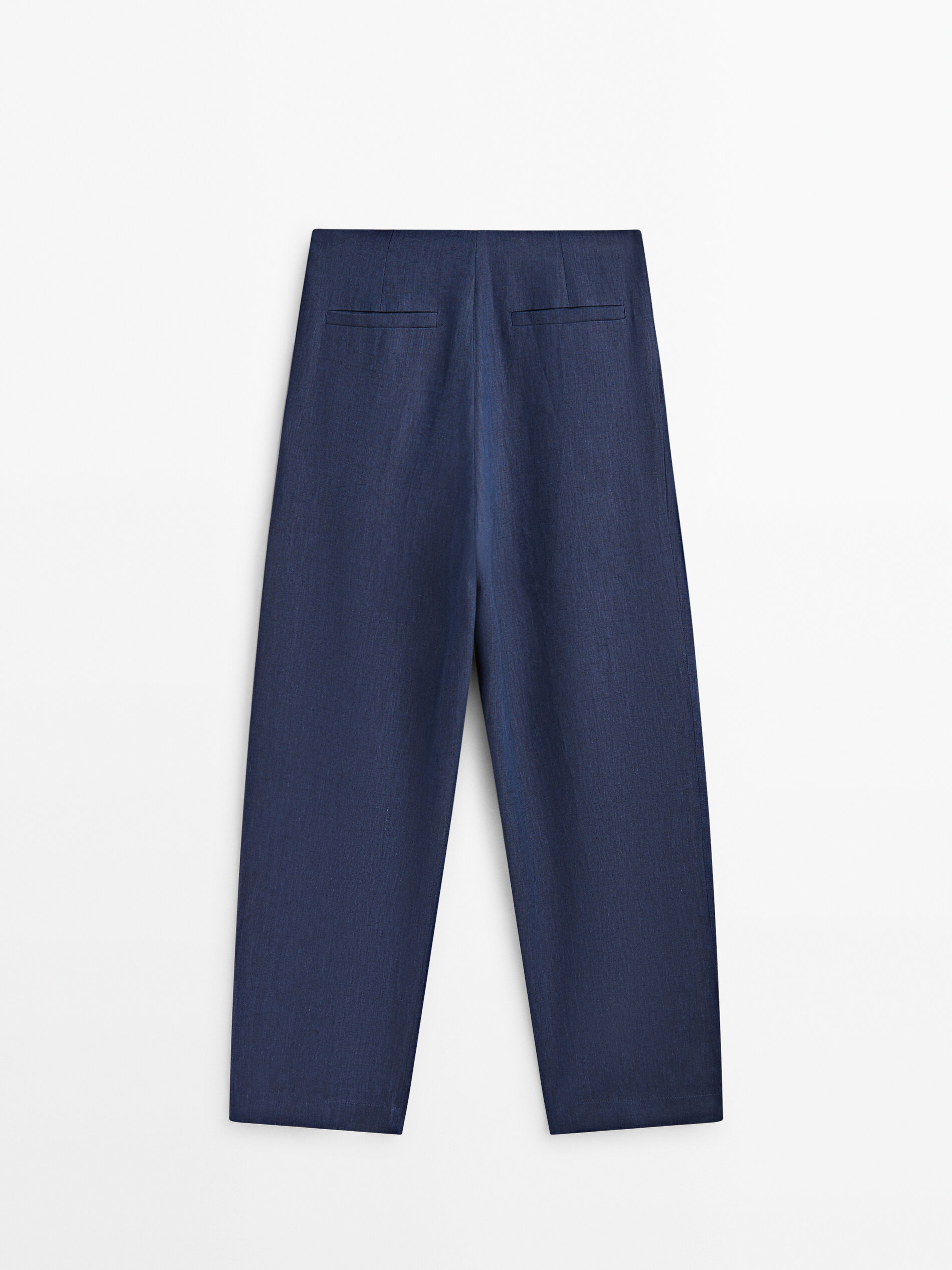 Pantalón 100% lino pinzas - INDIGO