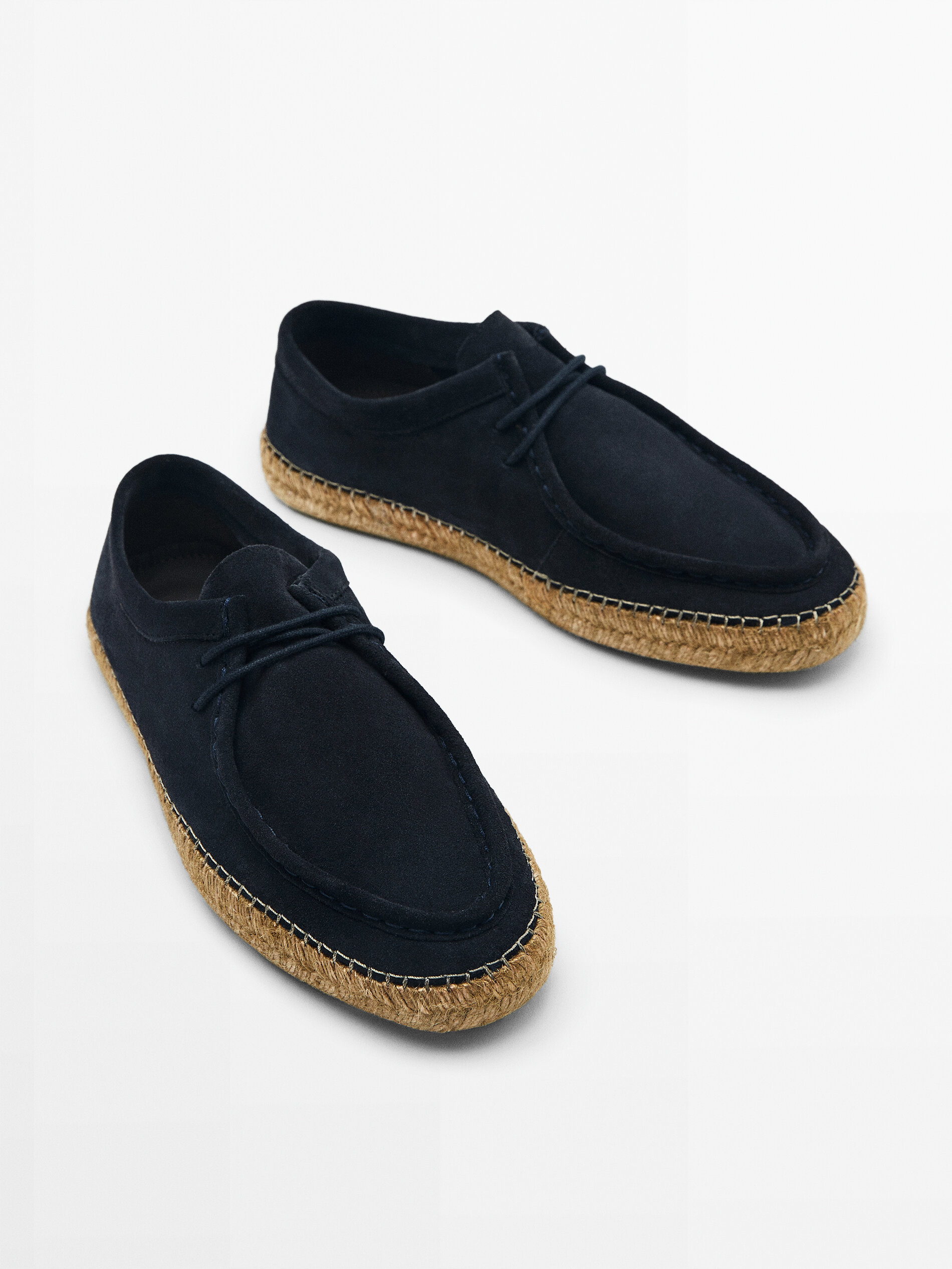 Zapato yute serraje azul - AZUL