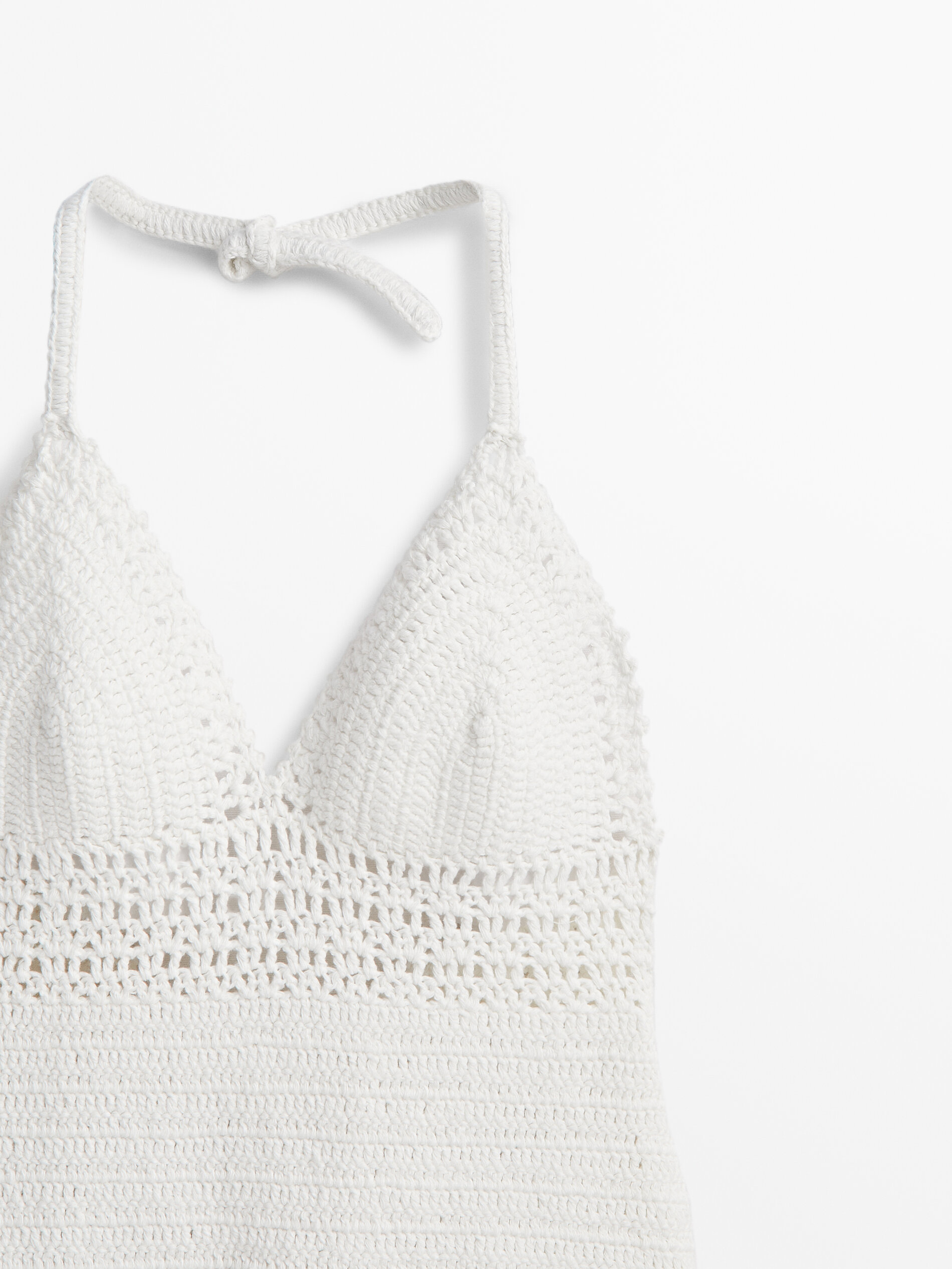 Bañador punto crochet - CRUDO