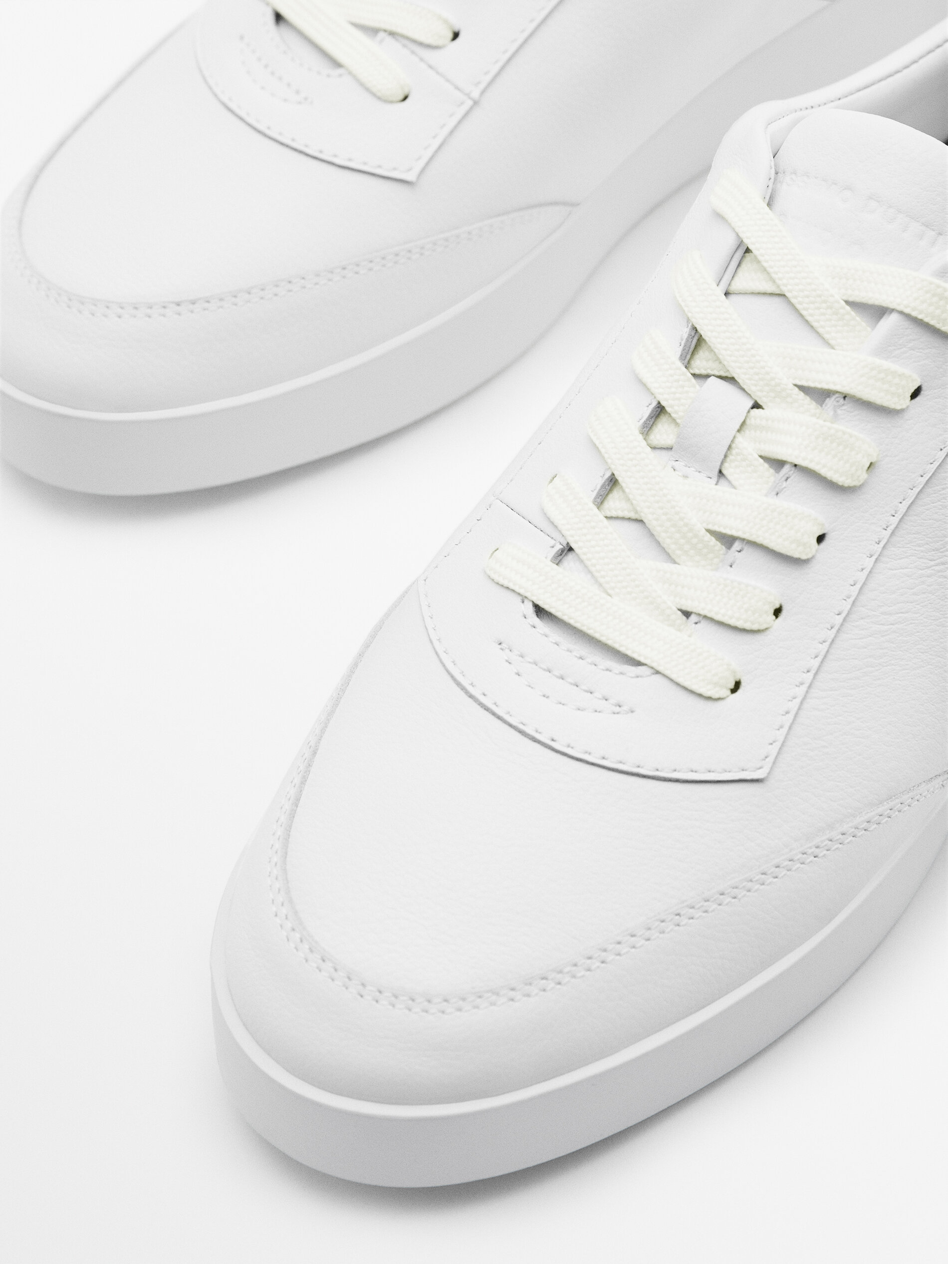 Deportivo piel napa - Studio - BLANCO