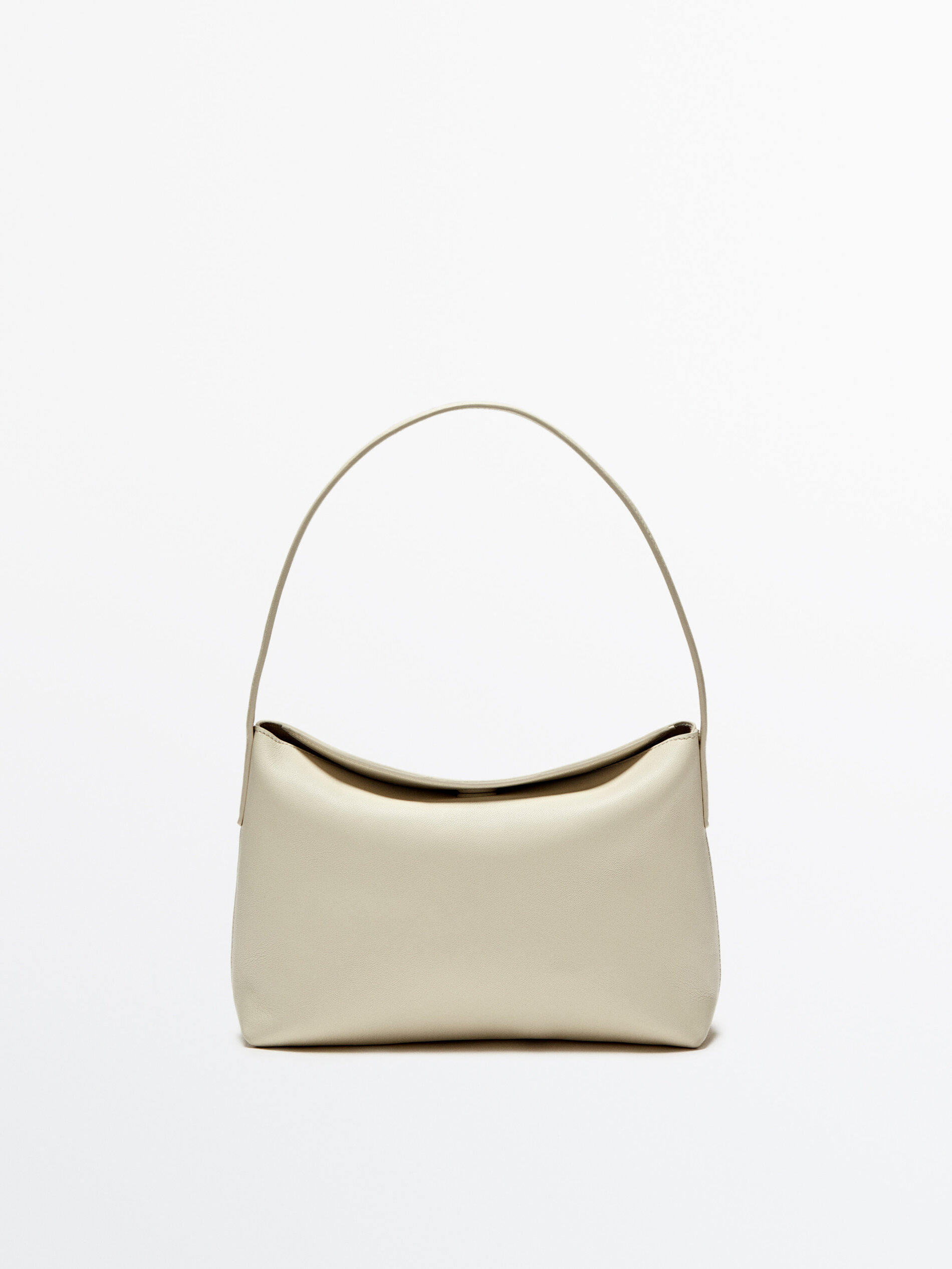 Bolso de hombro new 90´s piel napa - BLANCO