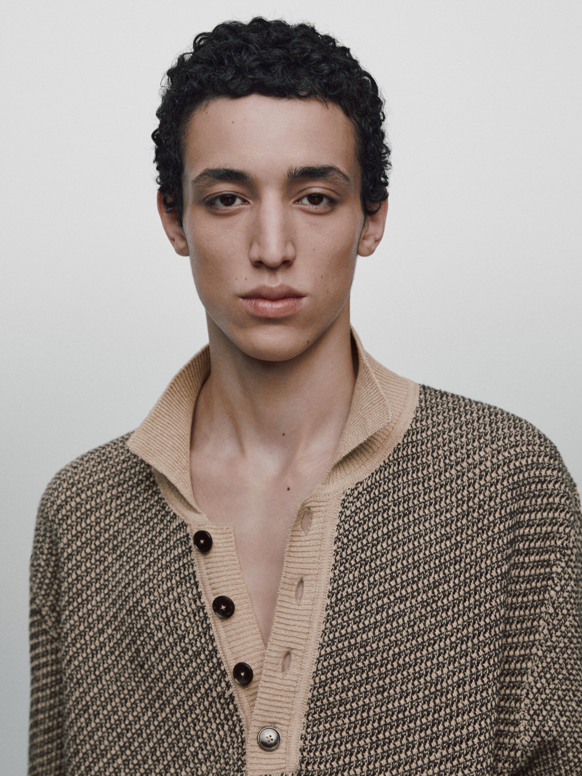 Jersey polo jacquard lino Limited edition - BEIGE