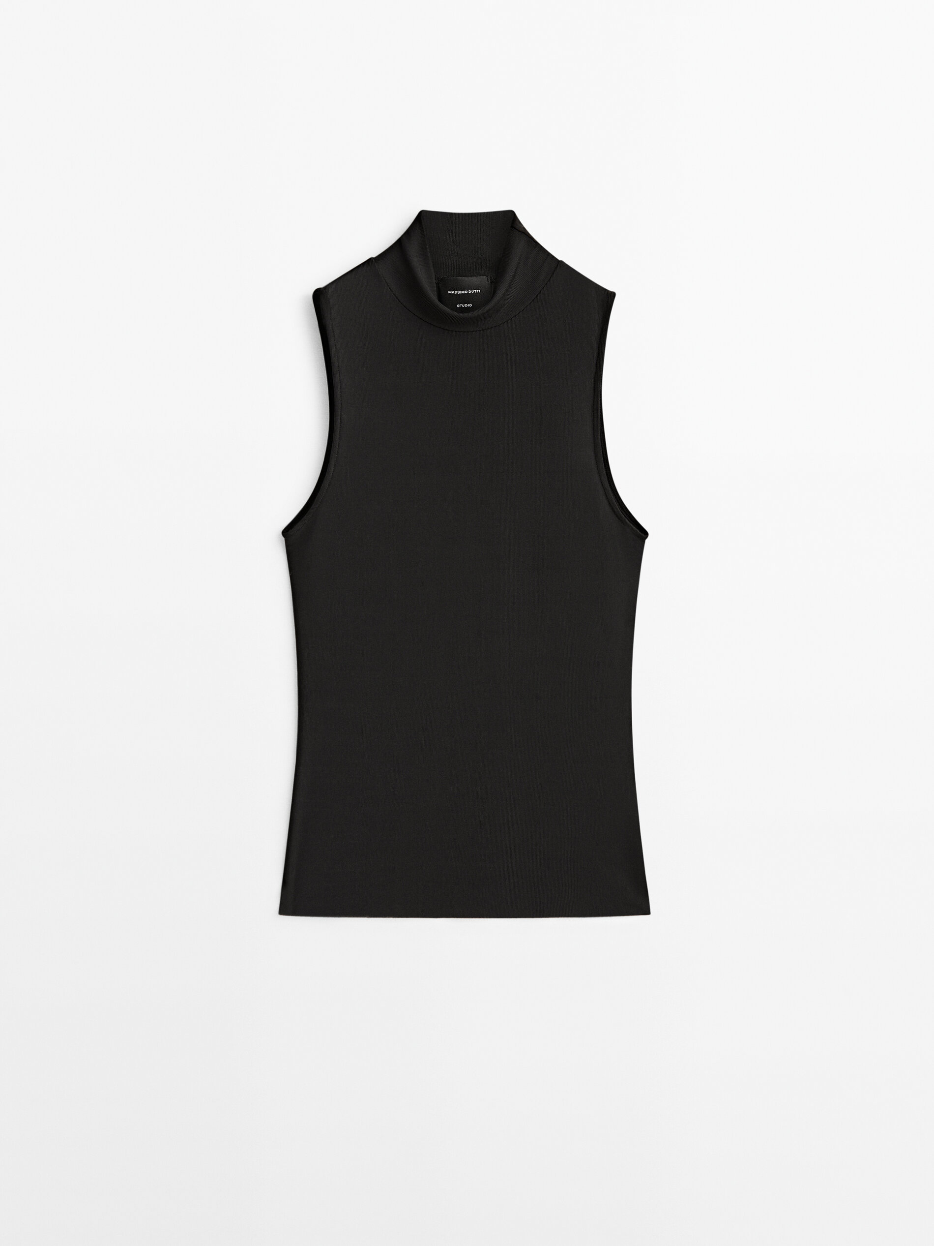 Top negro sin mangas -Studio - NEGRO