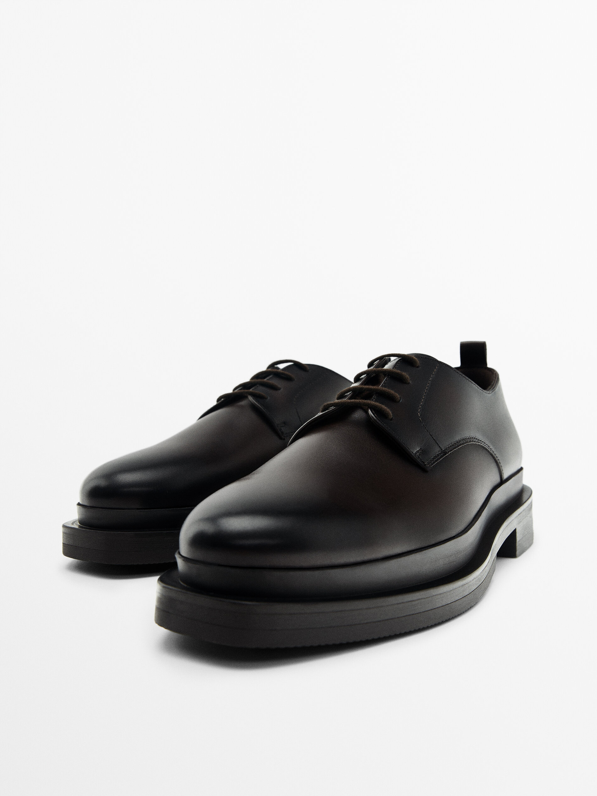 Zapato piel napa marrón - Studio - MARRÓN