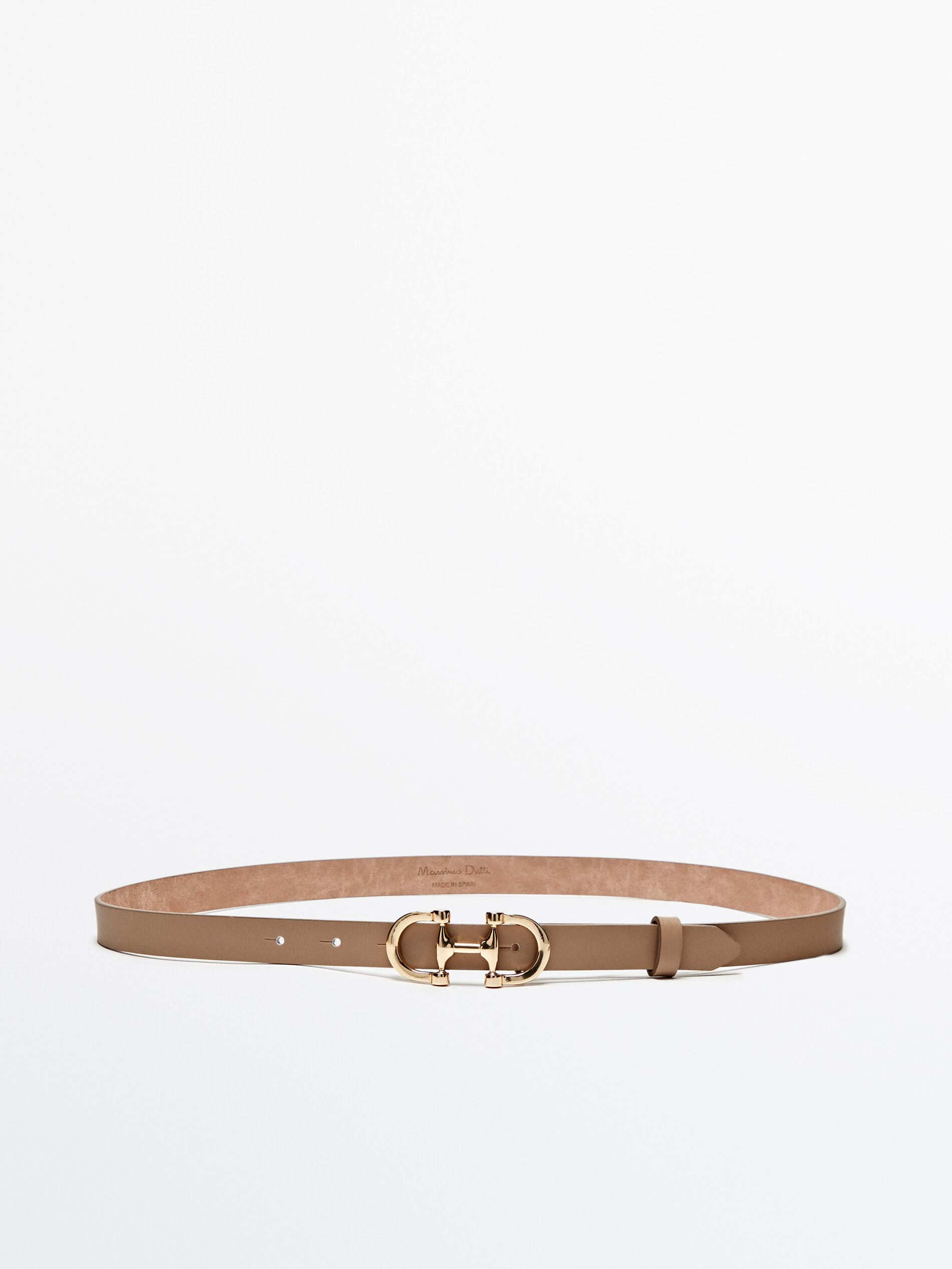 Cinturón piel doble hebilla - ARENA