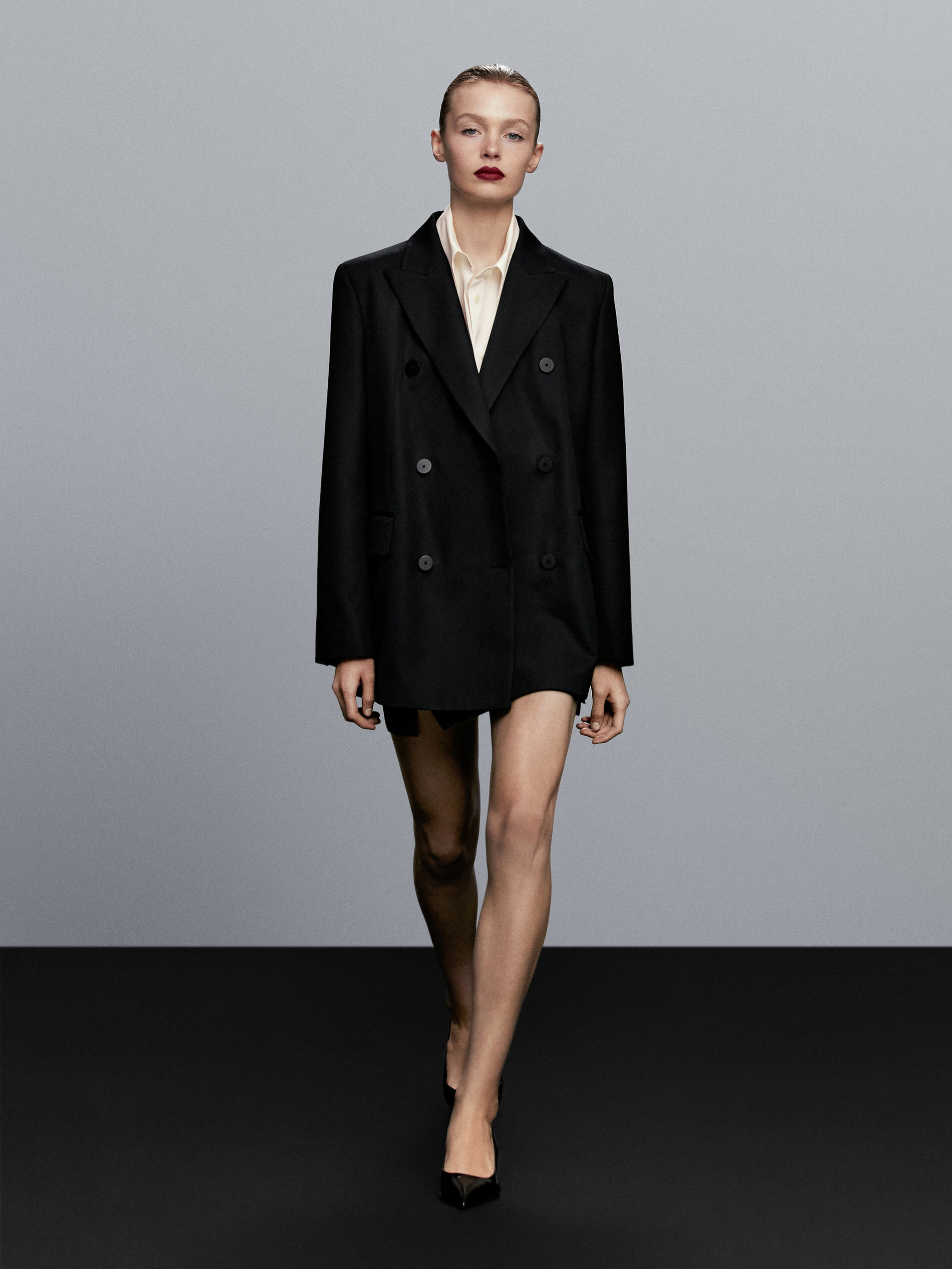 Americana cruzada negra - NEGRO