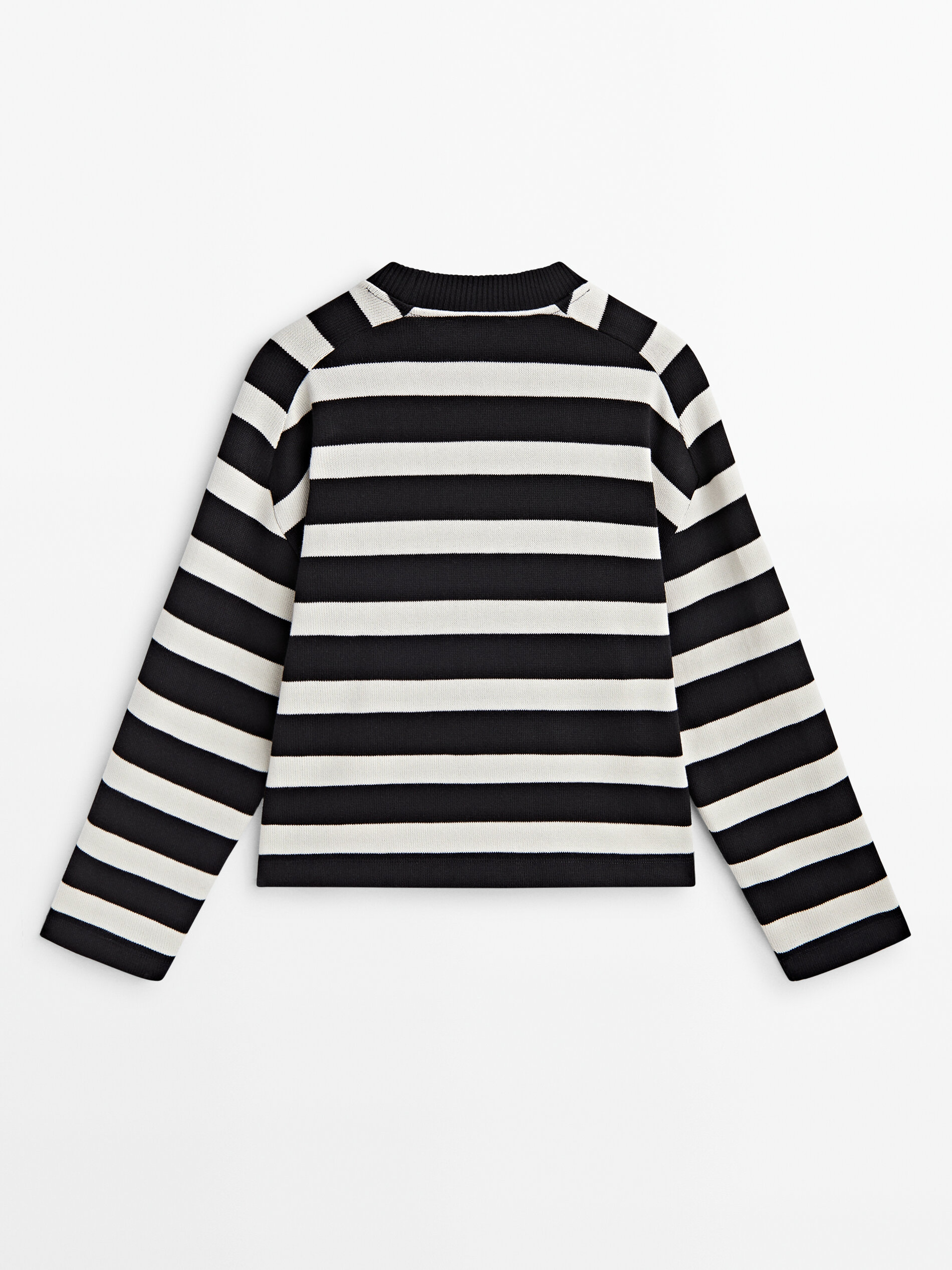 Sudadera rayas 100% algodón - CRUDO