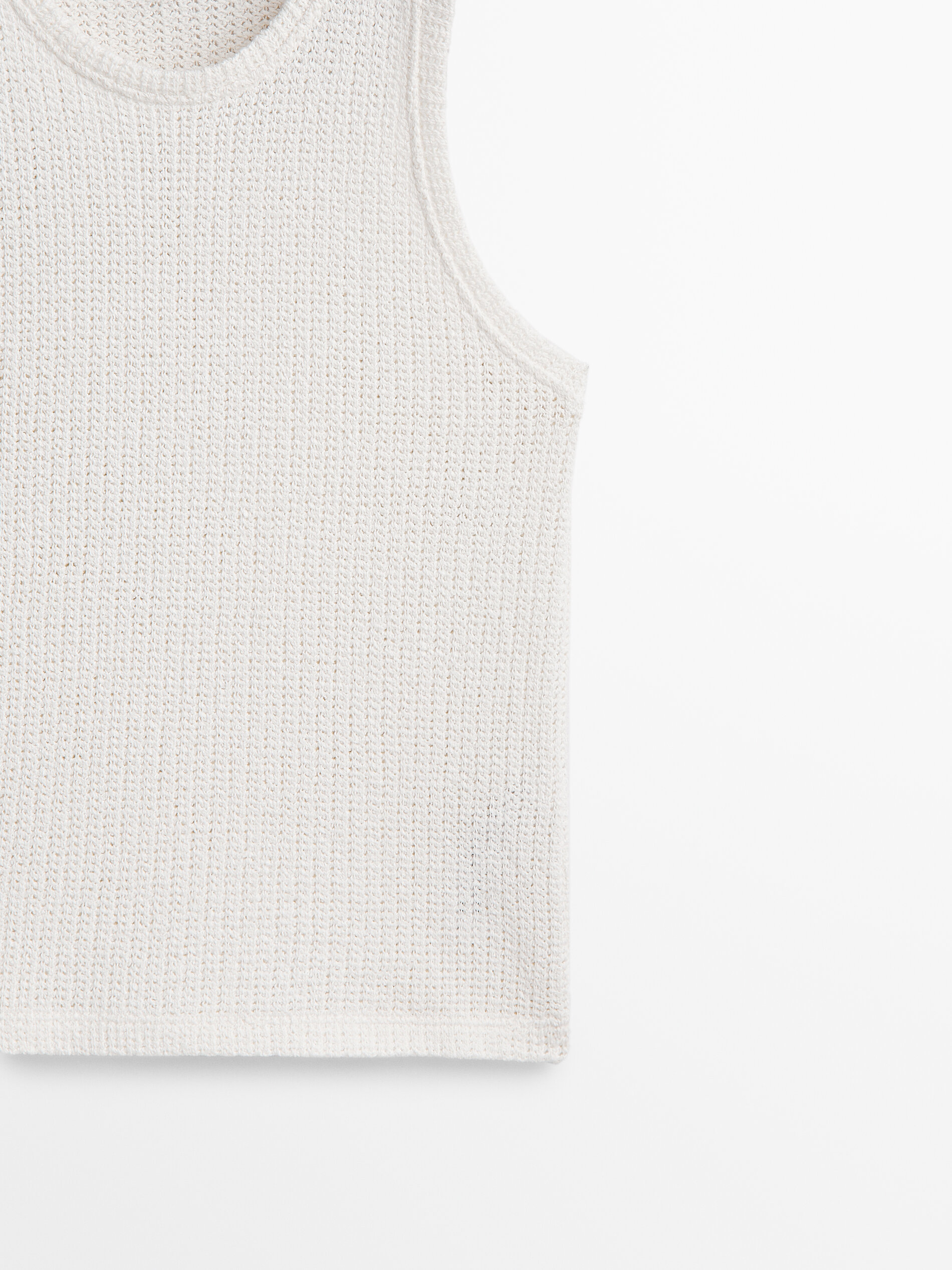 Top estructura manga sisa - CRUDO