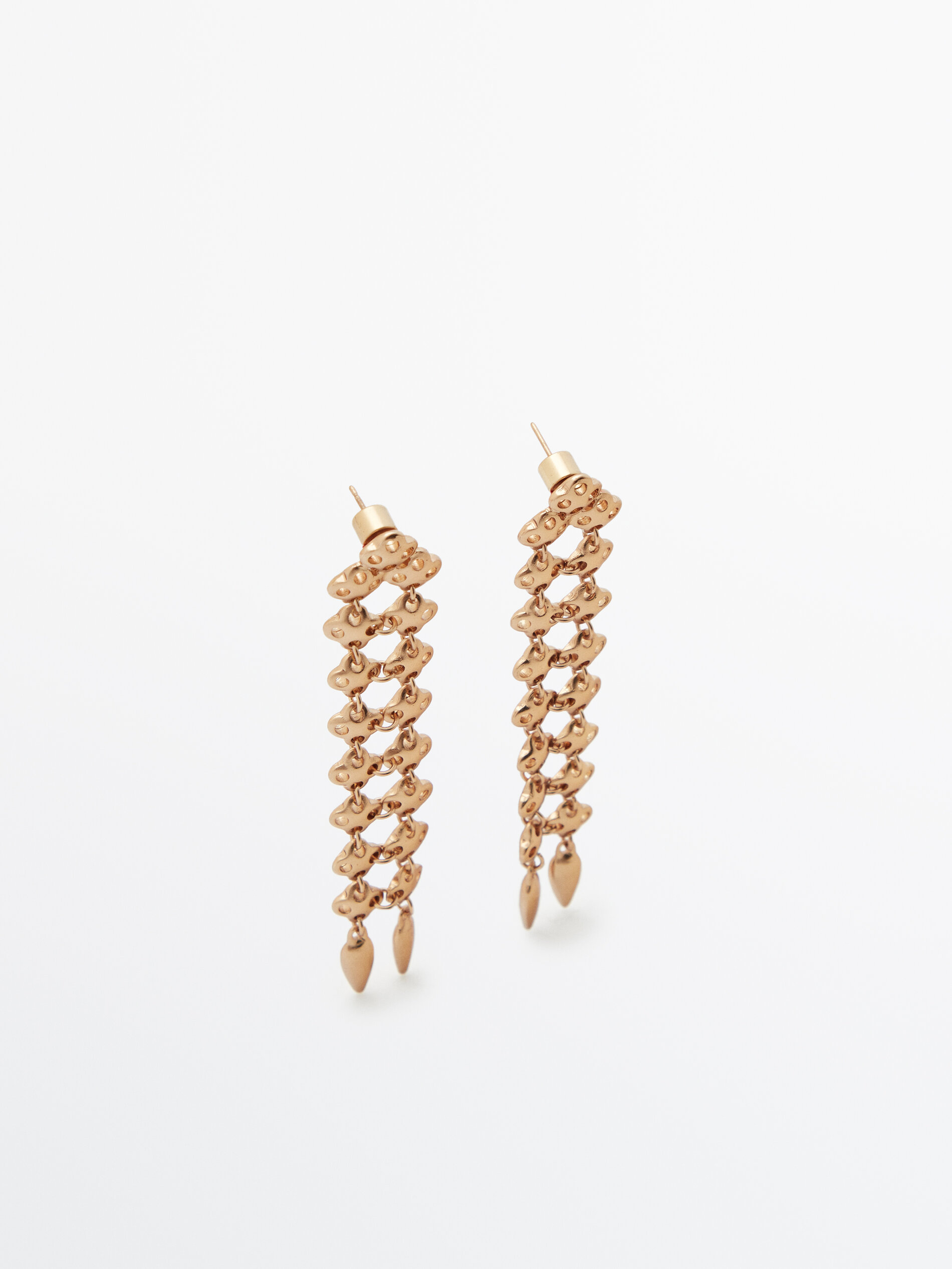 Pendientes piezas baño oro - ORO