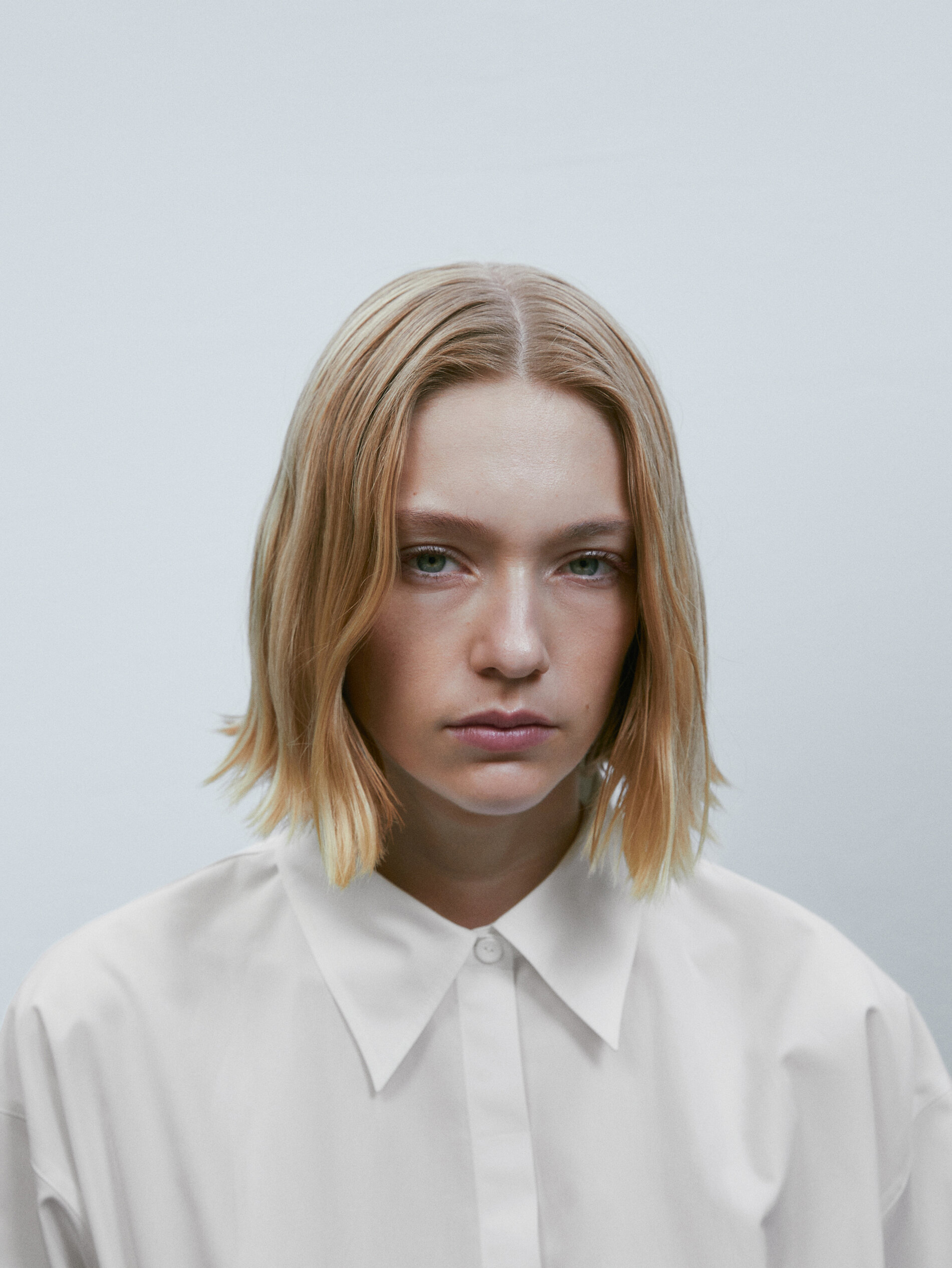 Camisa popelin pinzas - BLANCO