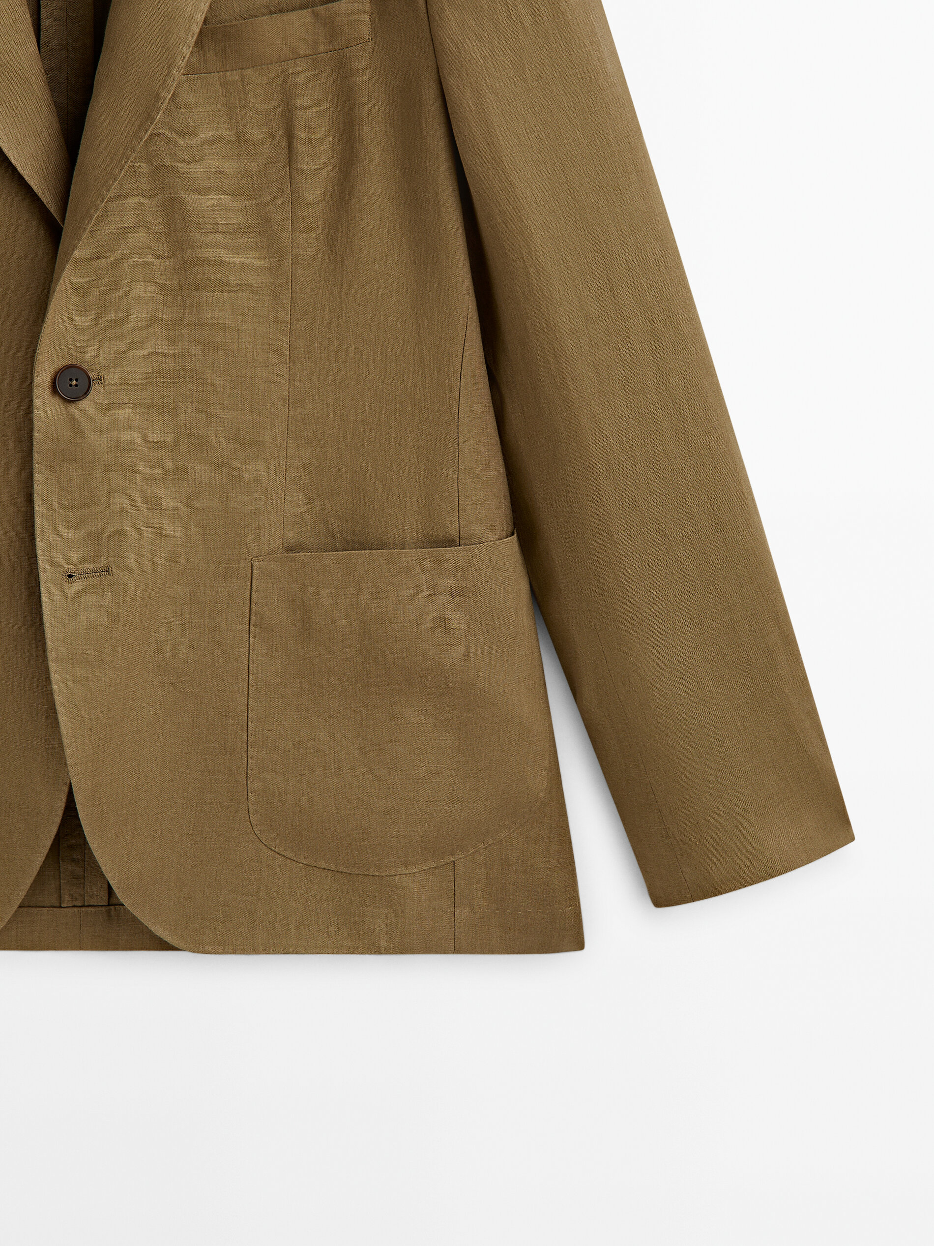 Americana traje 100% lino - BEIGE