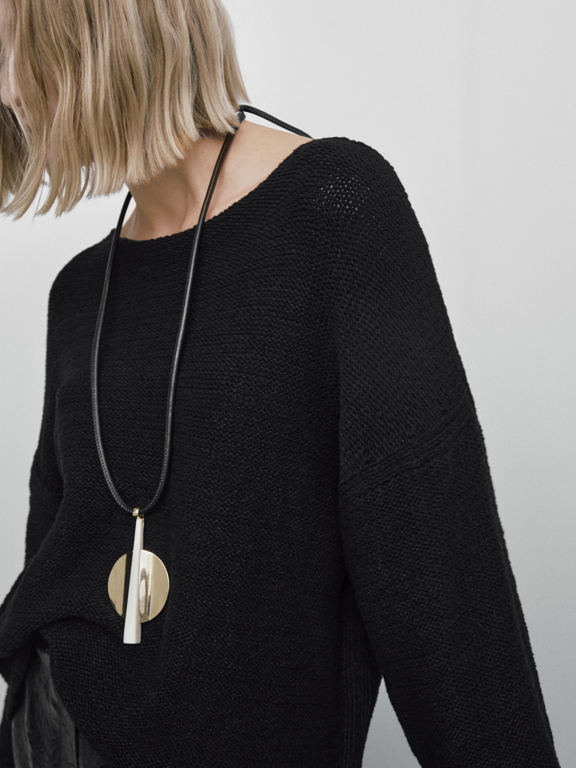 Jersey punto manga ancha Limited edition - NEGRO