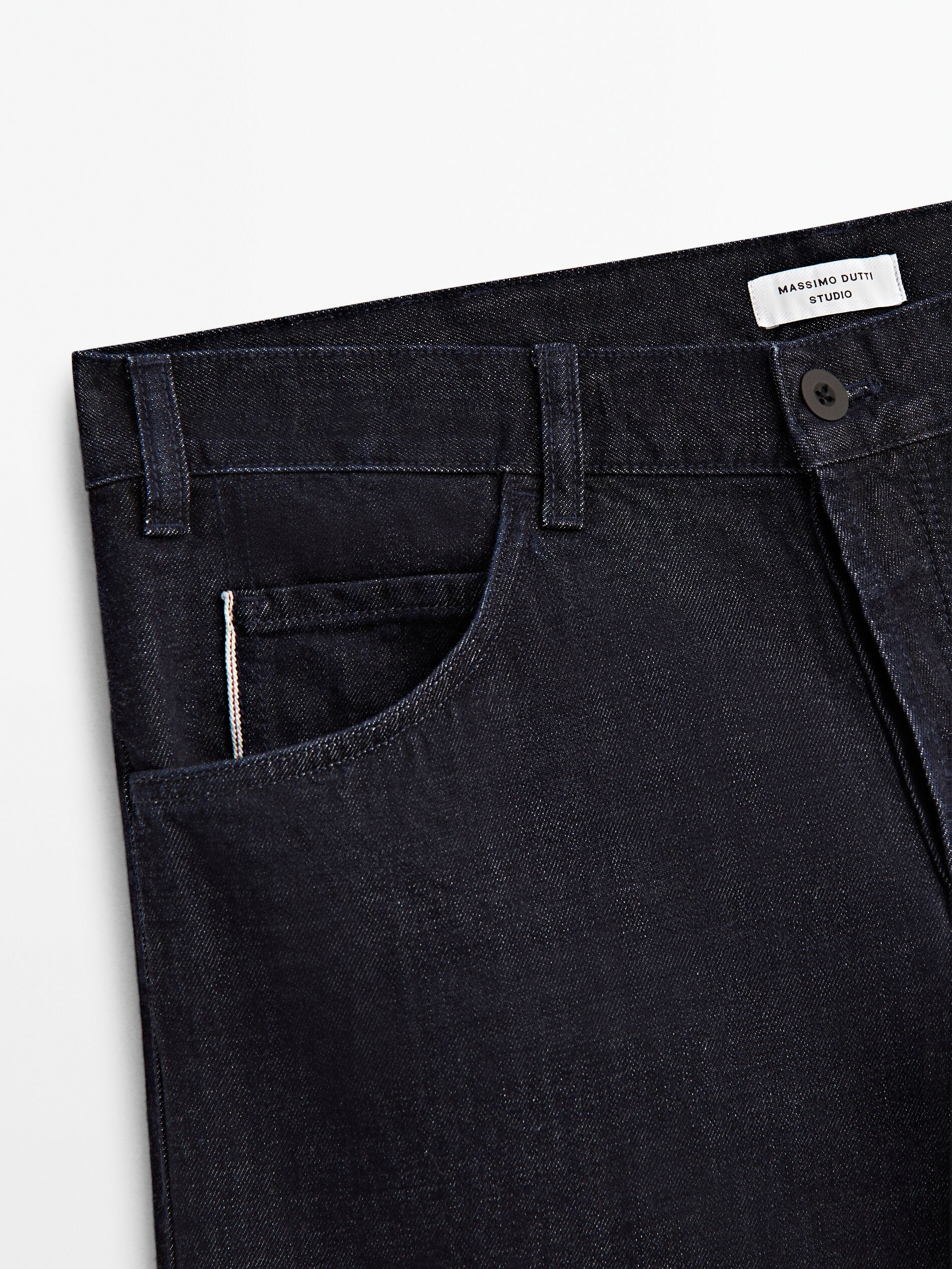 Pantalón vaquero selvedge straight fit -Studio - INDIGO