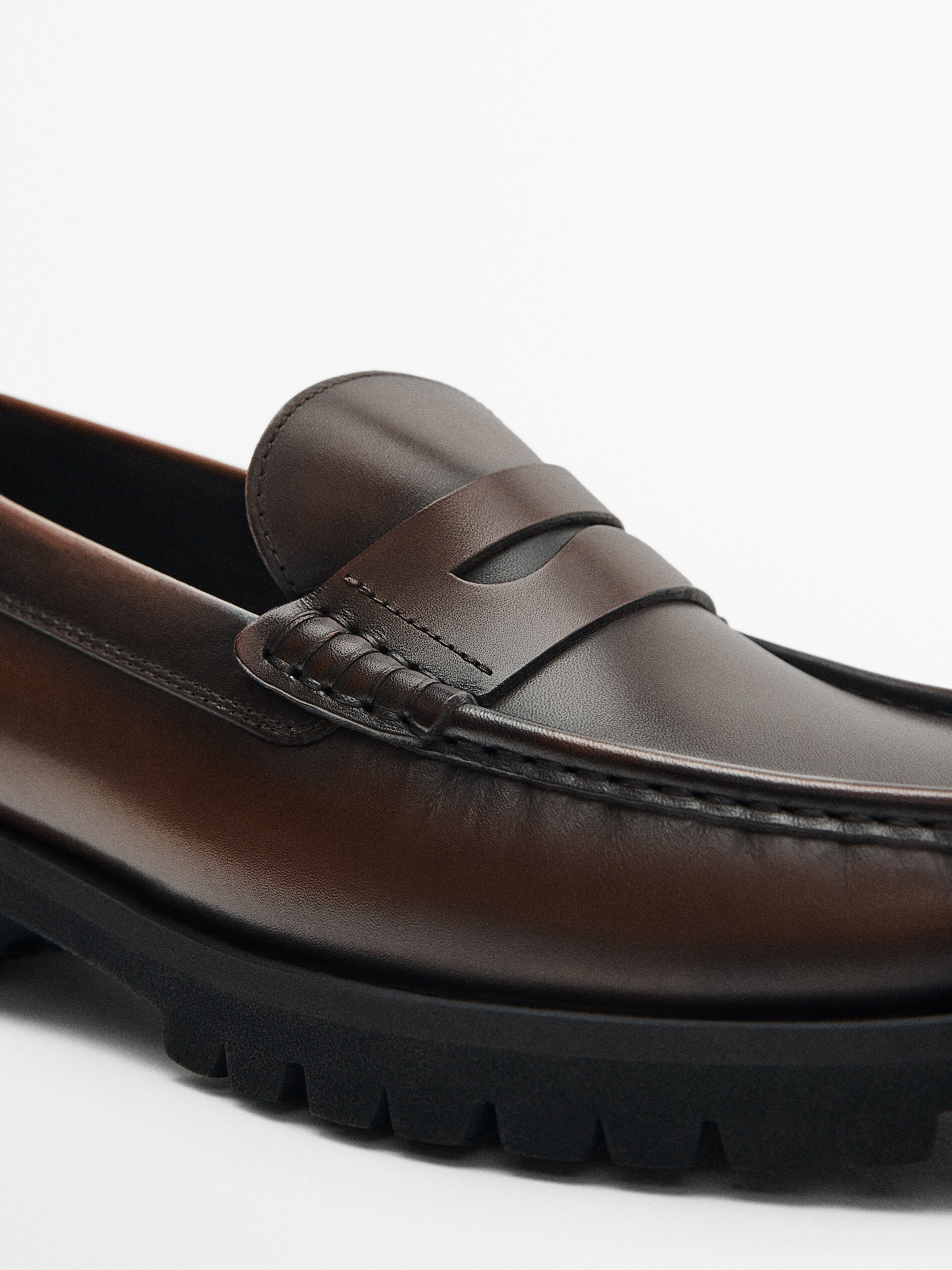 Mocasín piel napa cuero - Studio - CUERO