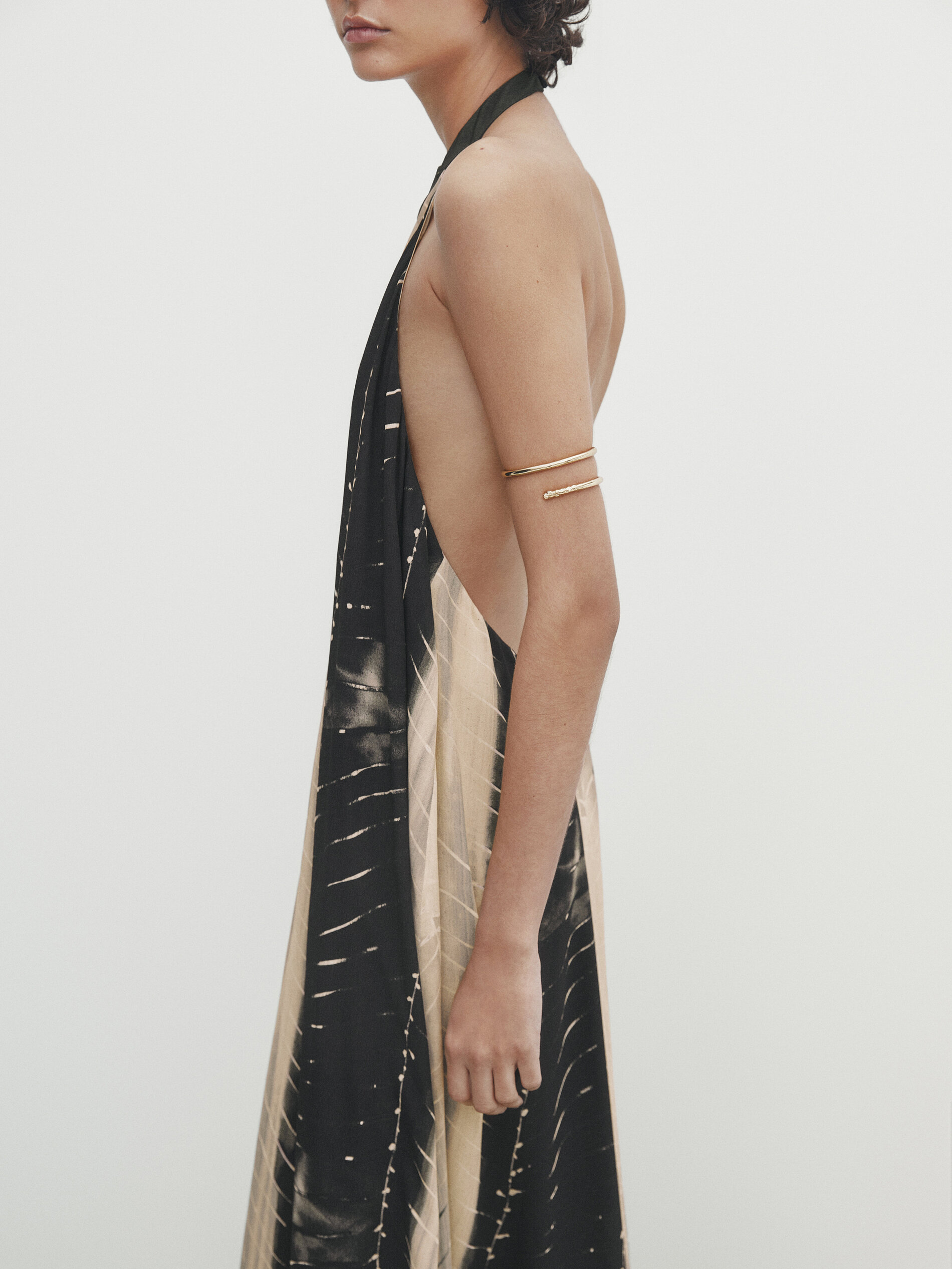 Vestido estampado trazos - MUSGO