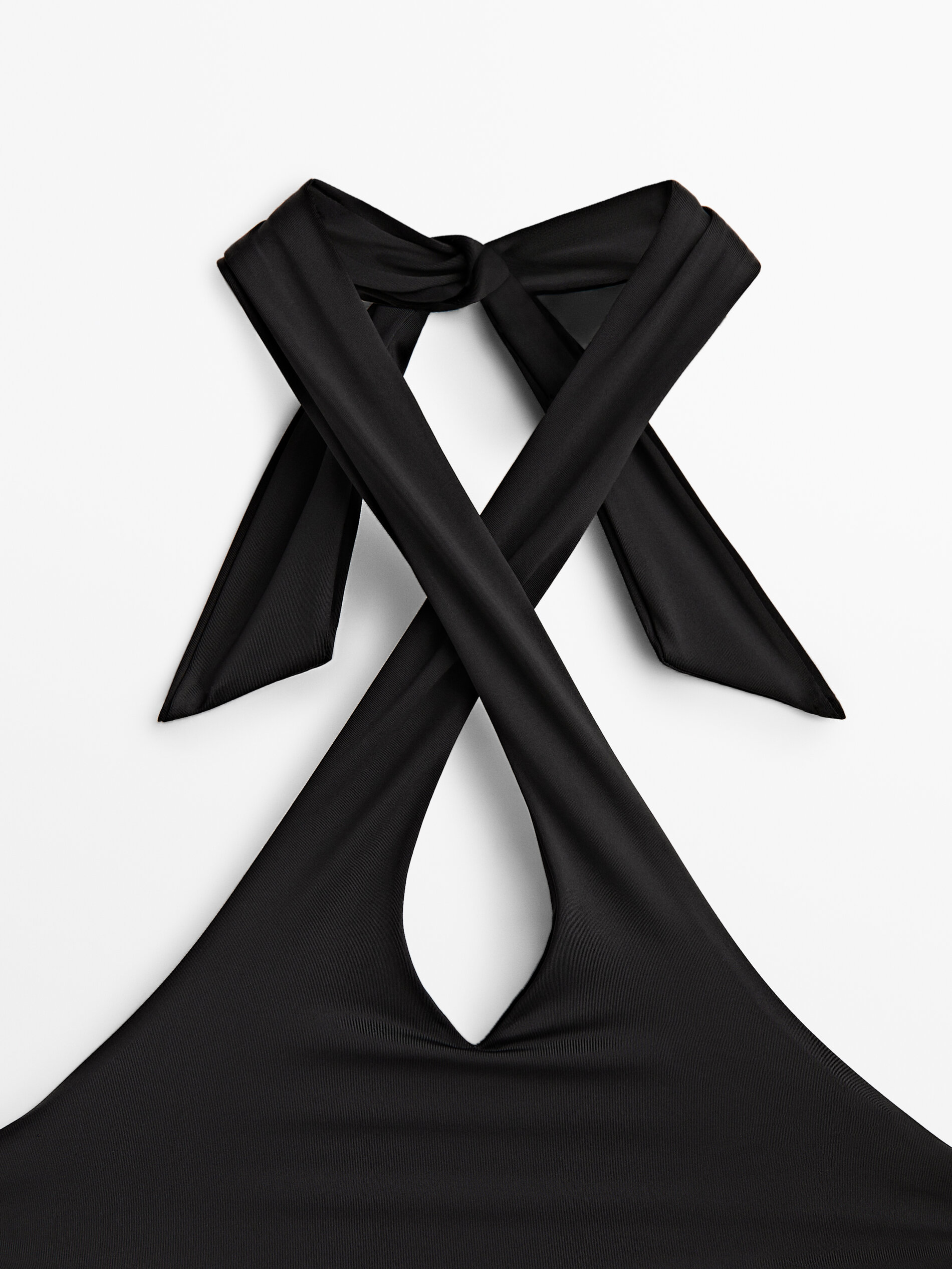 Bañador halter negro - NEGRO