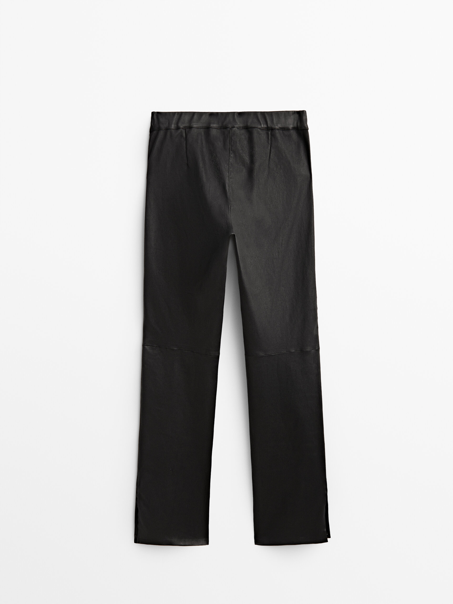 Pantalón legging negro piel - NEGRO
