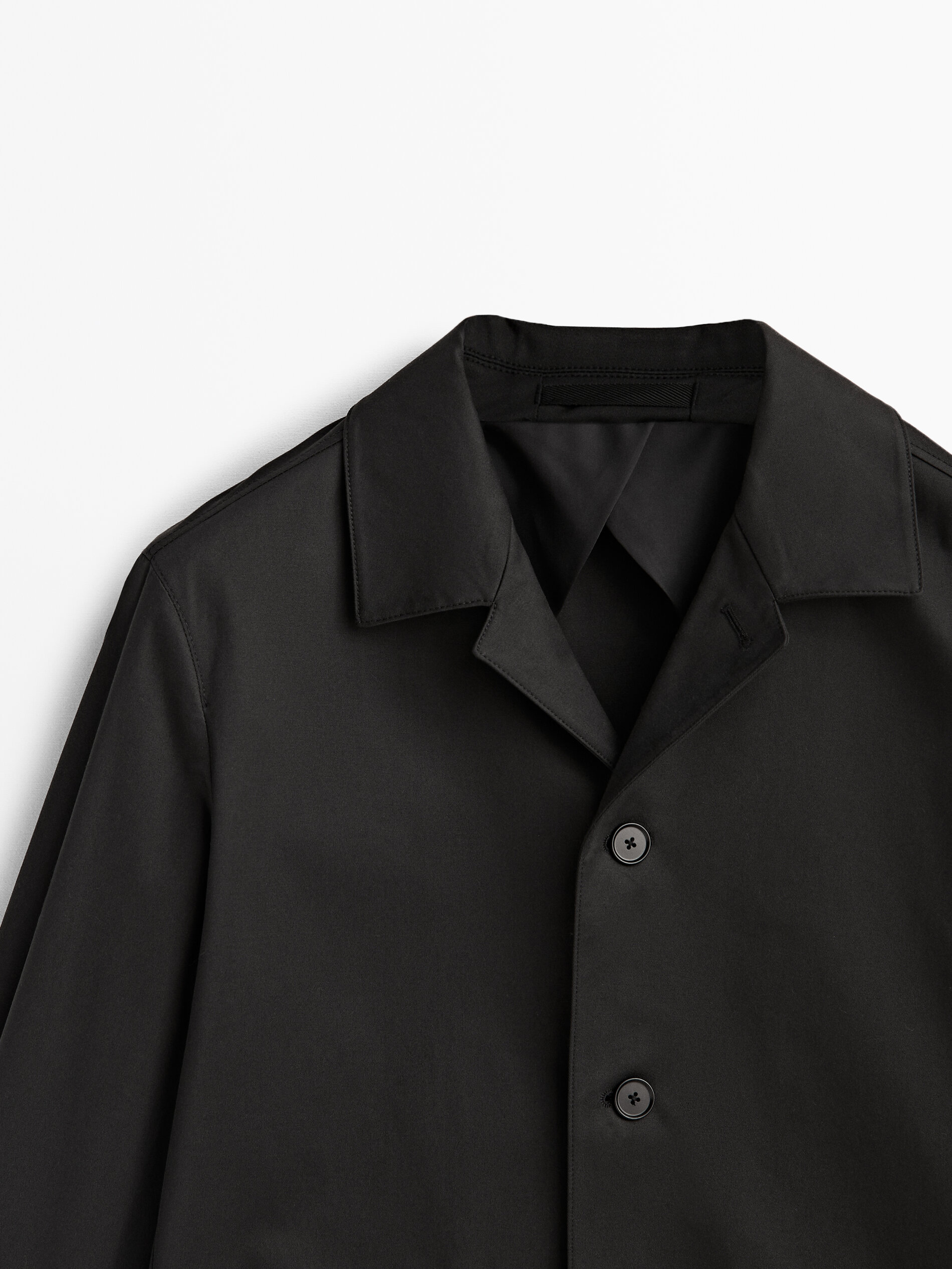 Sobrecamisa mezcla algodón -Studio - NEGRO