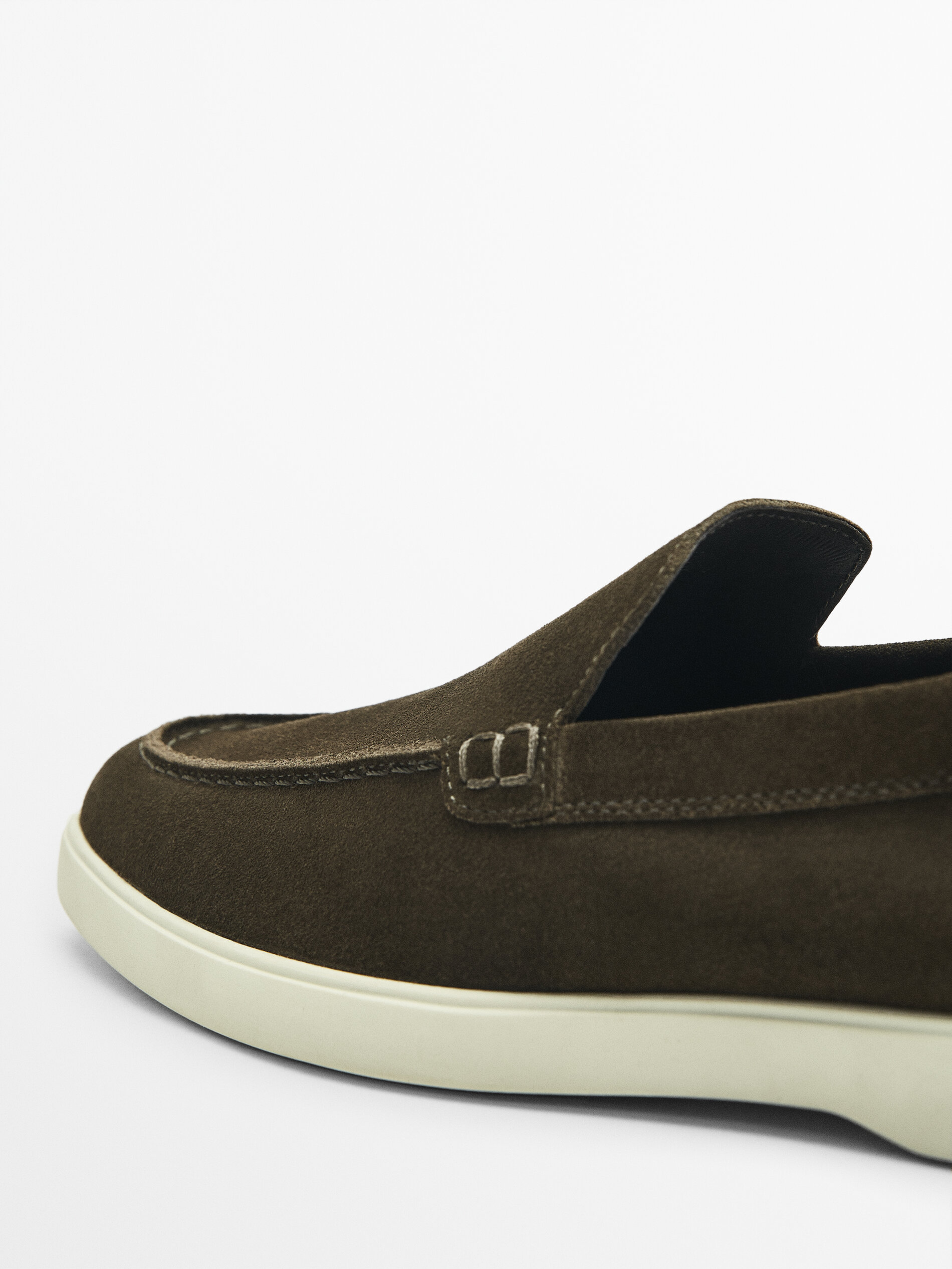 MOCASÍN PIEL SERRAJE - KAKI