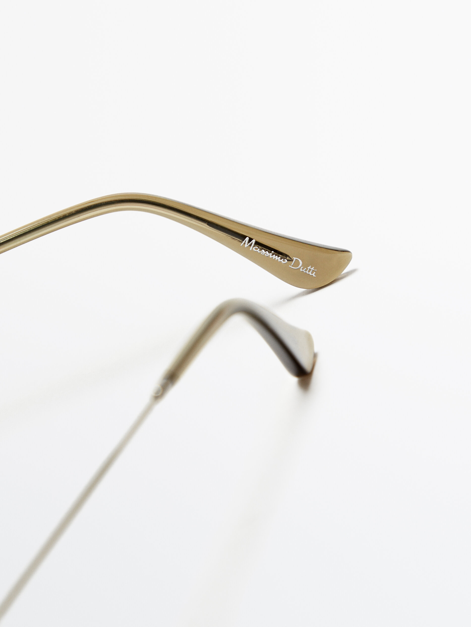 Gafas de sol redondas detalles metálicos - VERDE