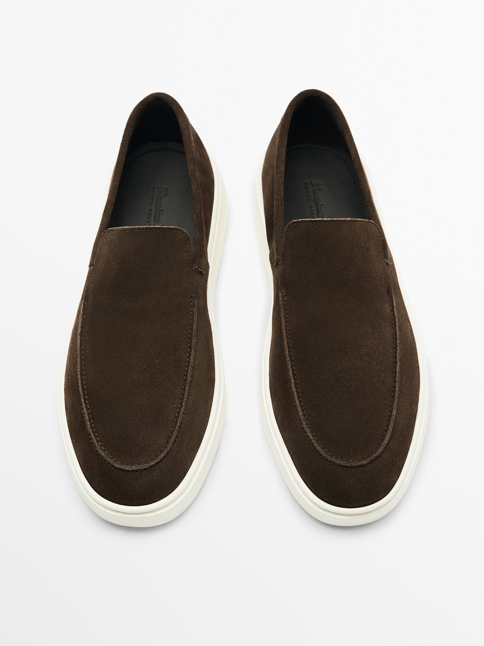 Mocasín soft serraje marrón - TAUPE