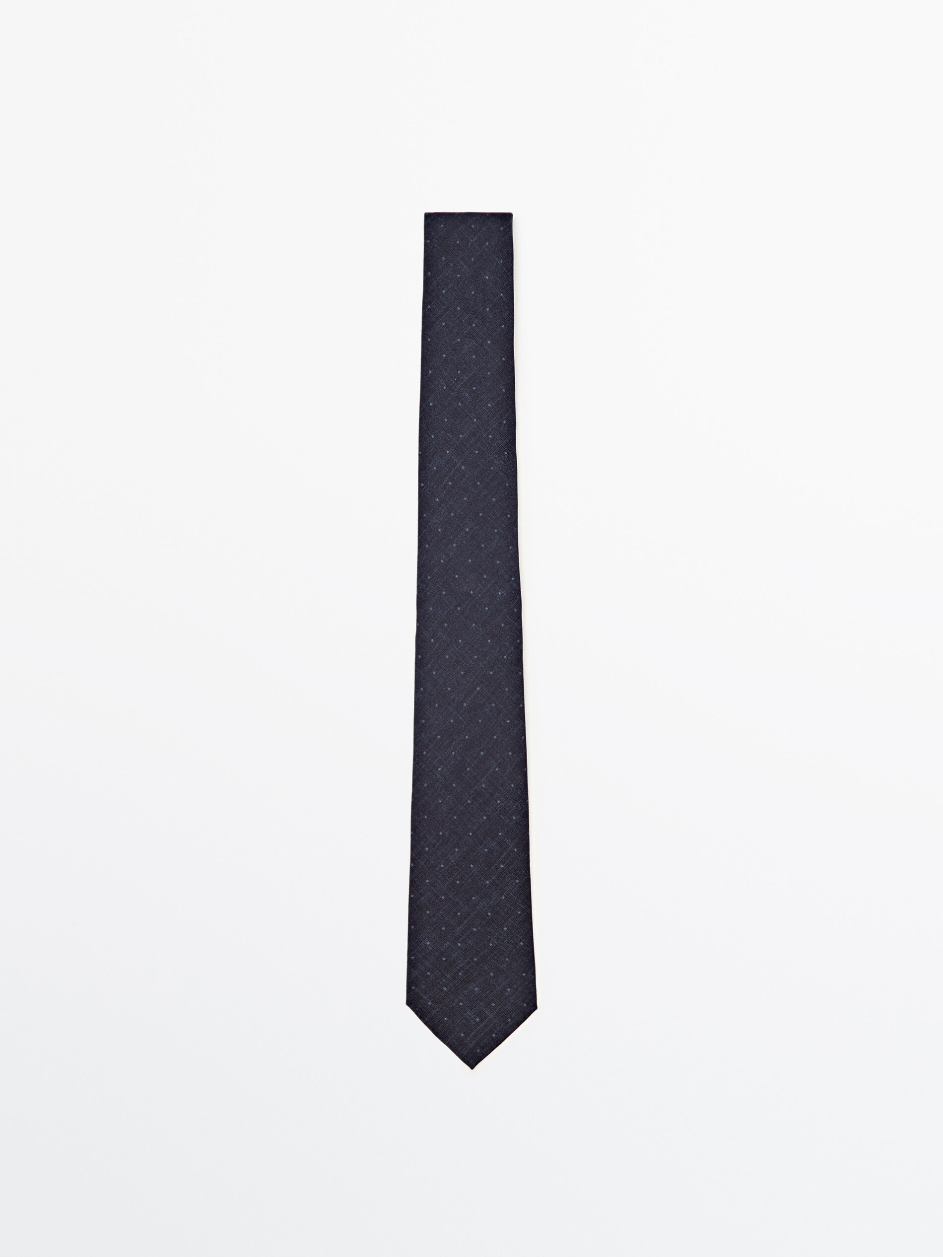 Corbata topos 100% seda - AZUL MARINO