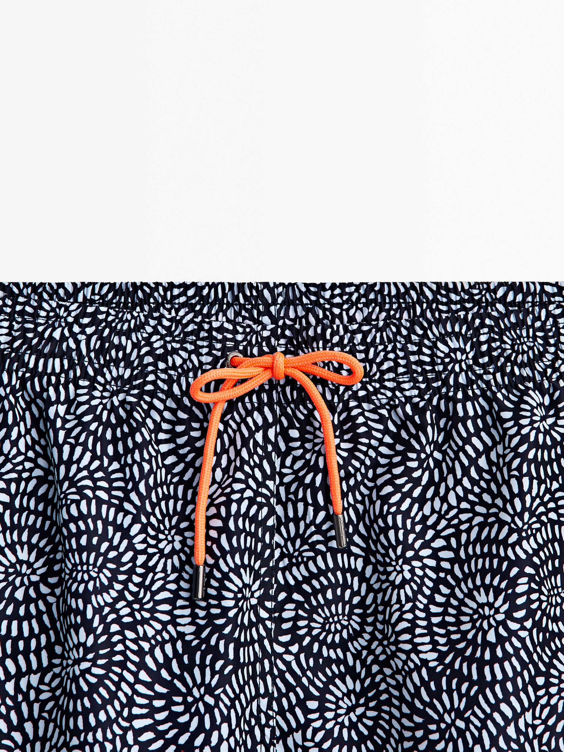 Bañador estampado espiral - AZUL MARINO