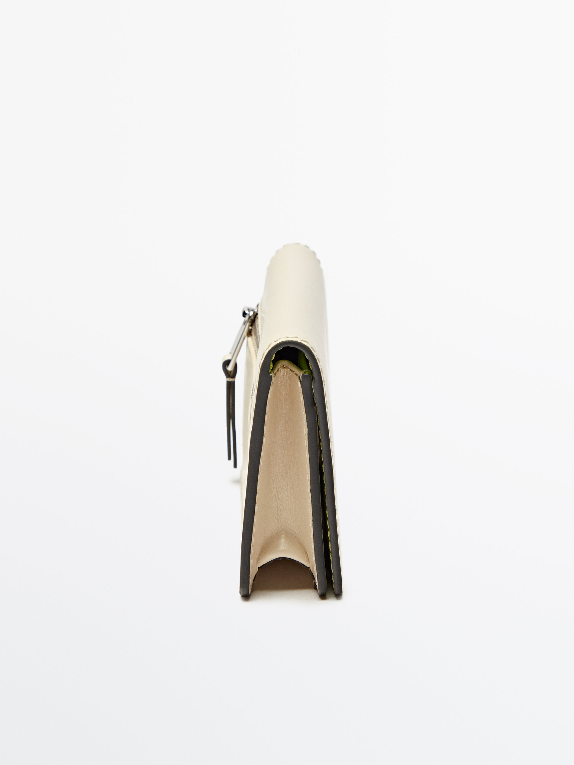 Cartera piel napa - BLANCO