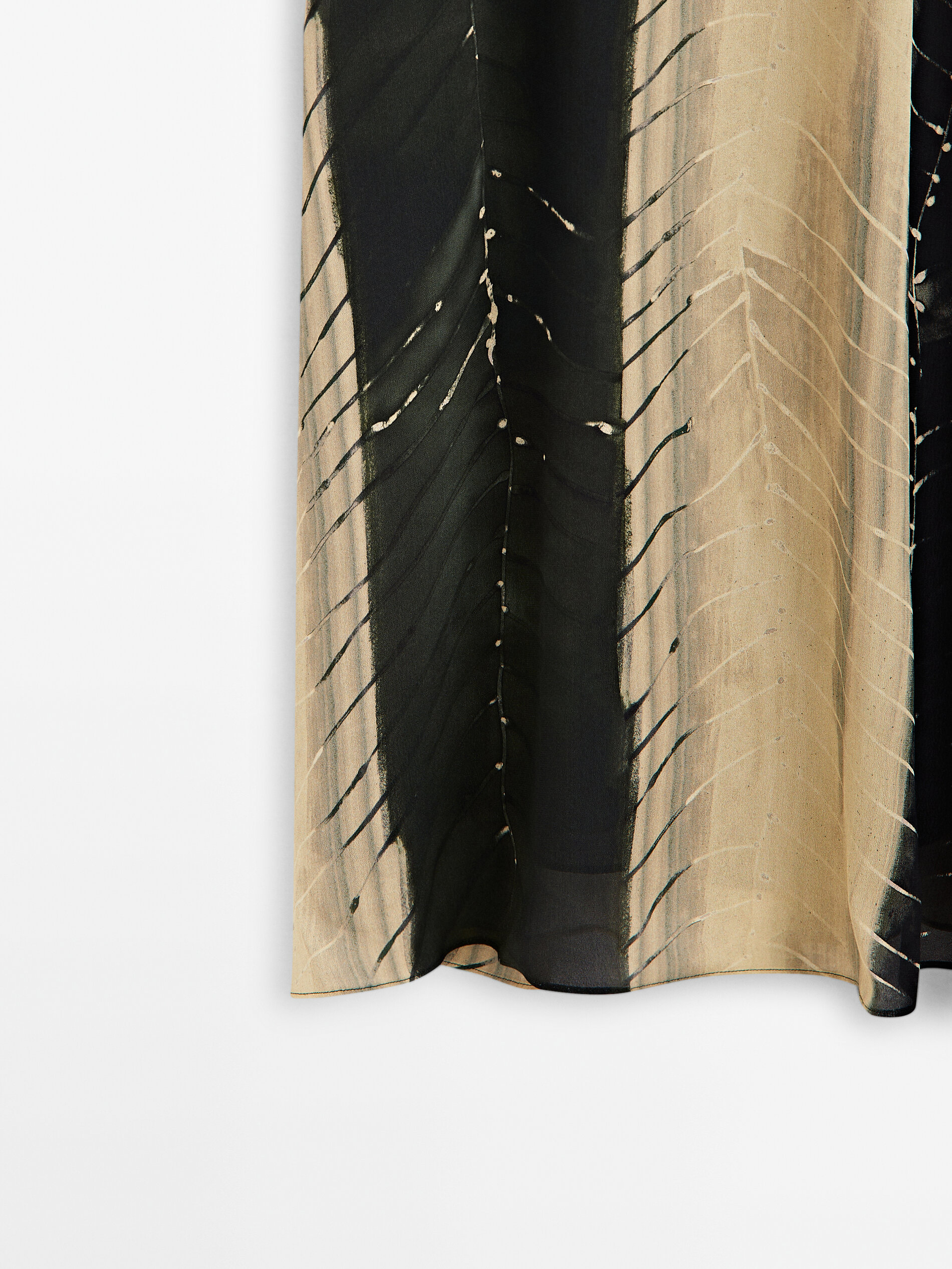 Vestido estampado trazos - MUSGO