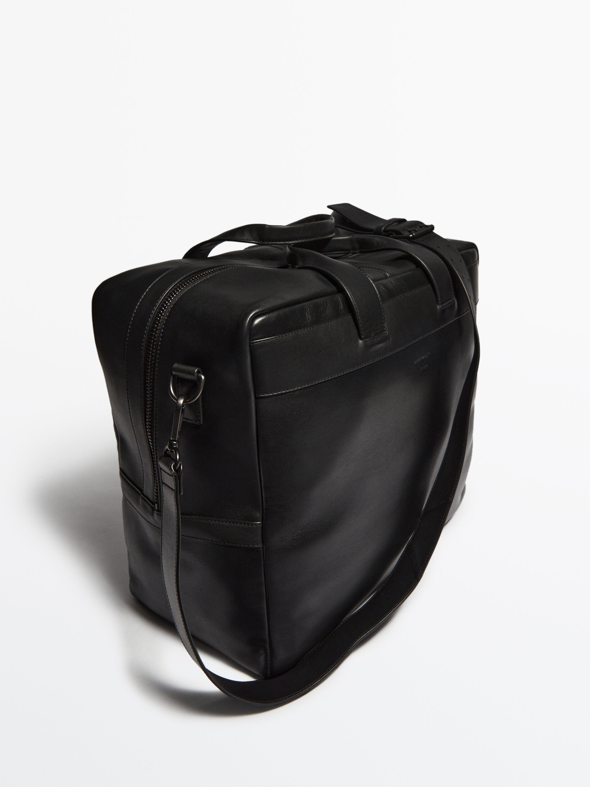 Bolso weekend piel -Studio - NEGRO