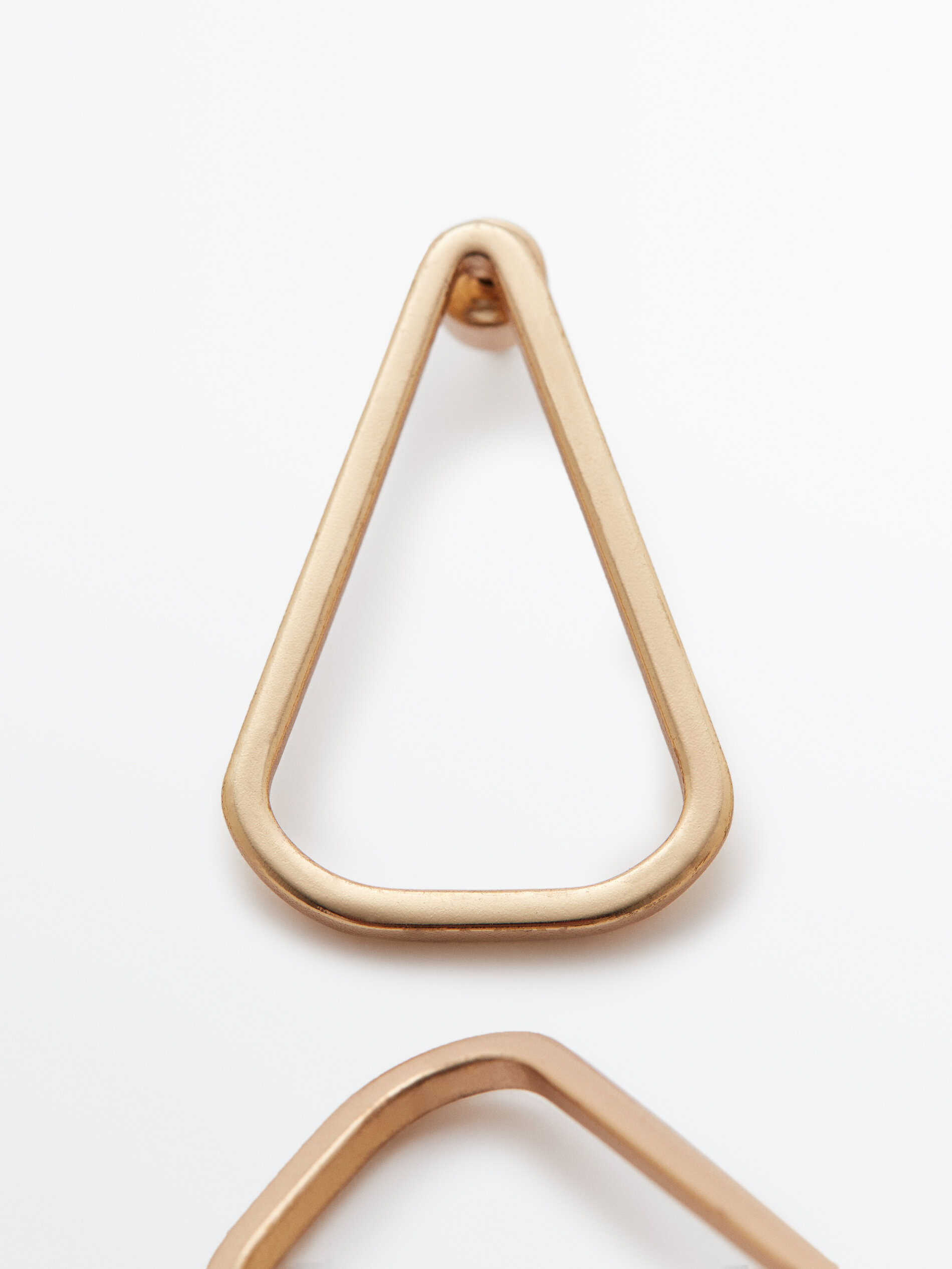 Pendientes triangulo - ORO