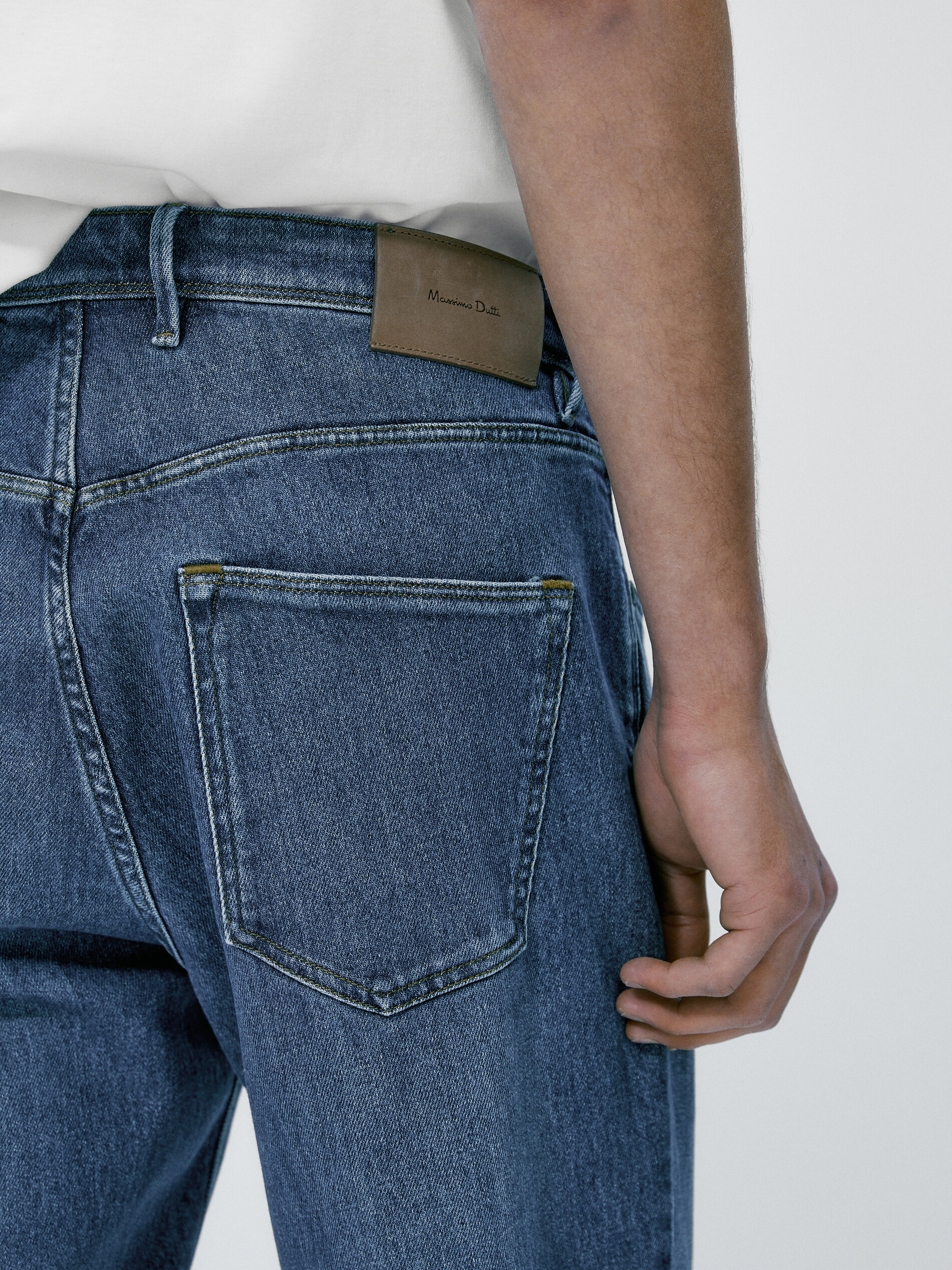 Pantalón vaquero dirty stone relaxed fit - INDIGO