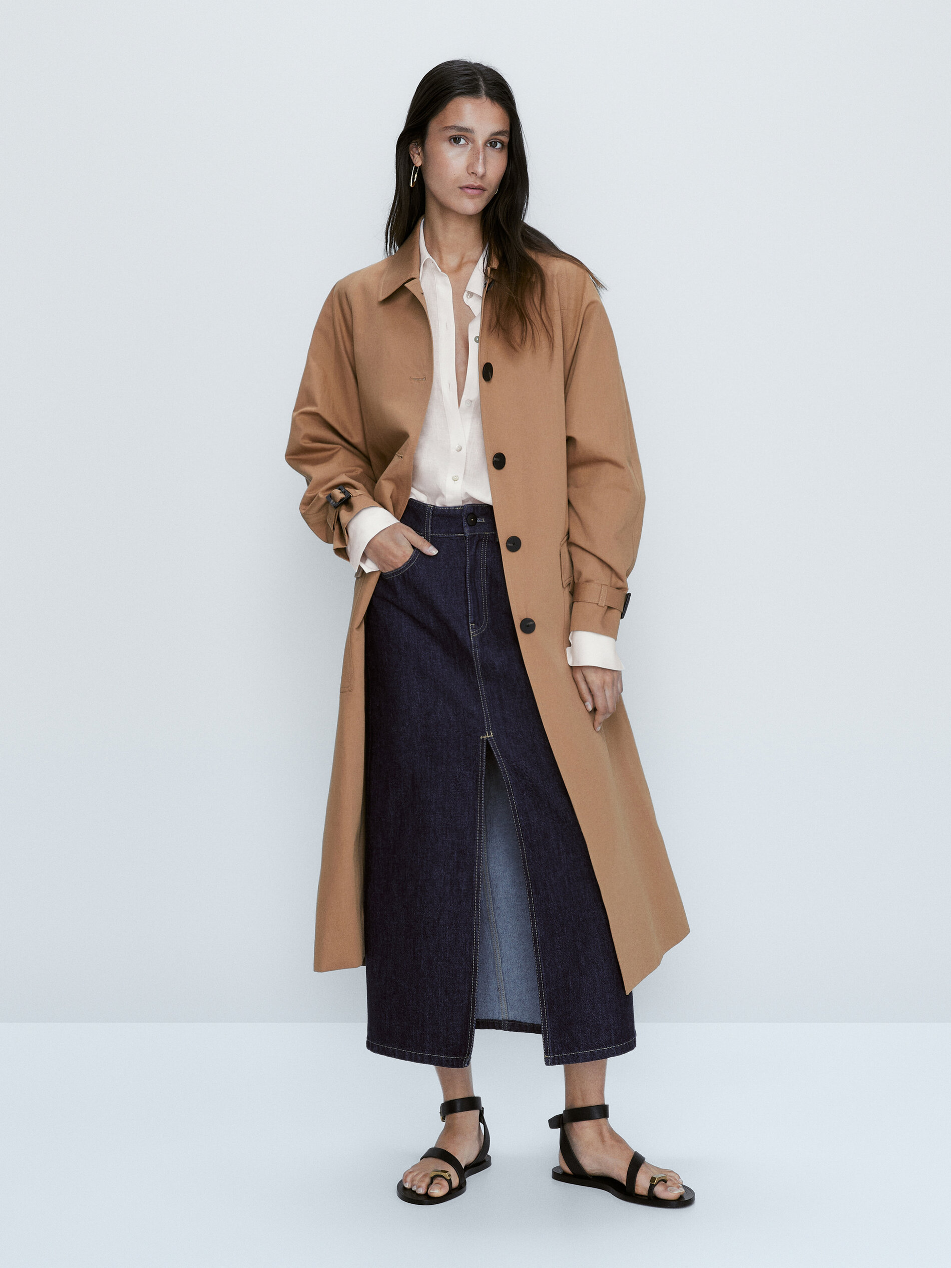 Camisa 100% lino - BLANCO